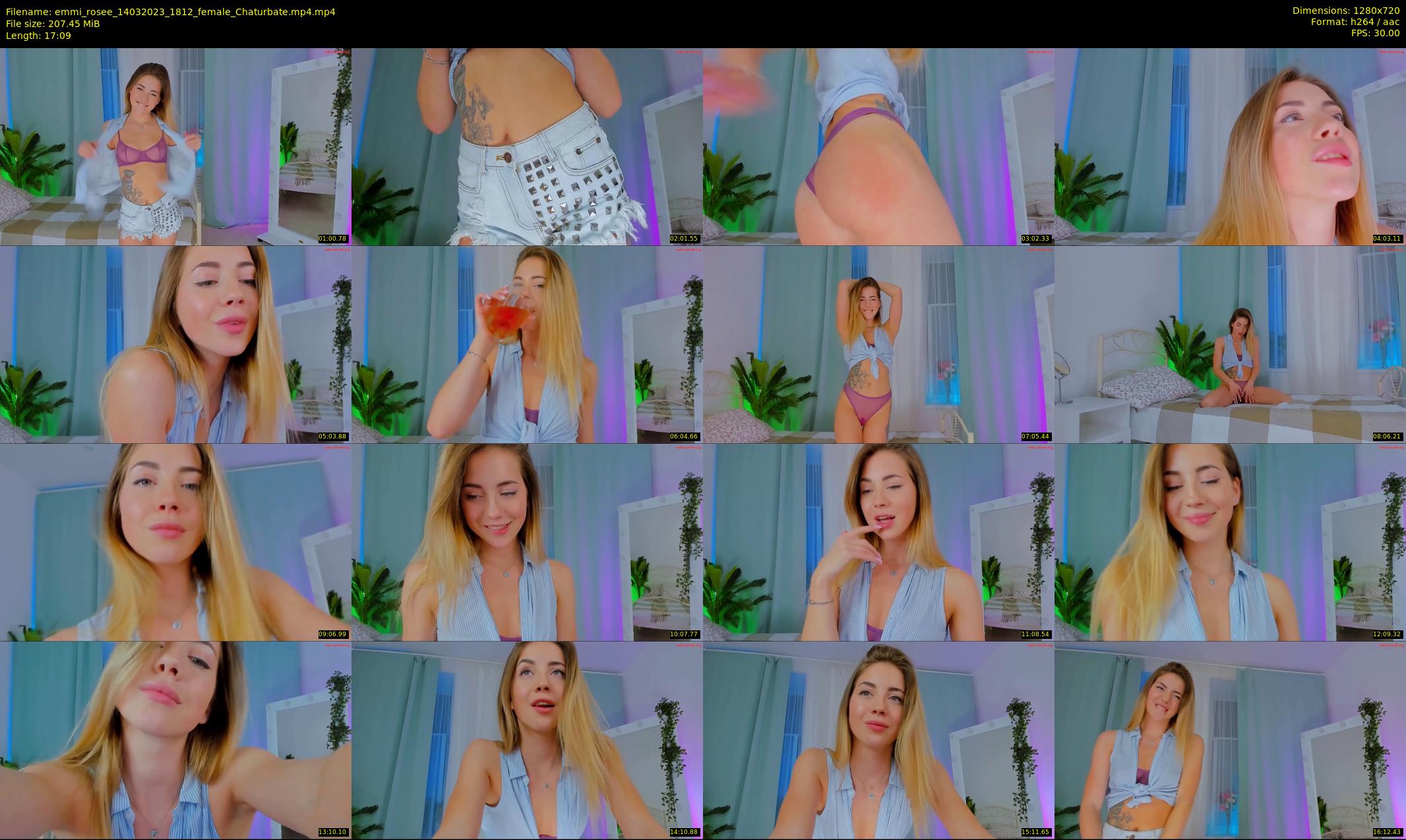 emmi_rosee — 18 minute Chaturbate female cam show recording, 720p, Mar 14, 2023