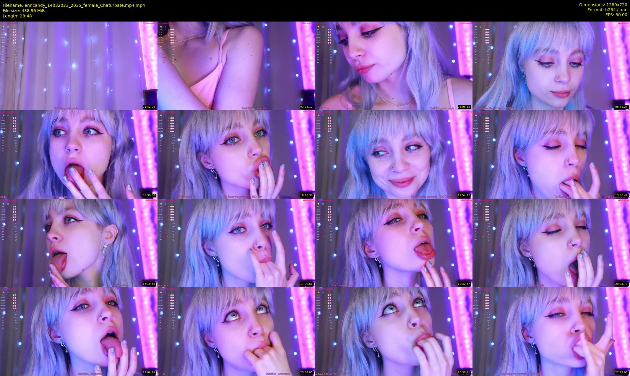 enncandy — 29 minute Chaturbate female cam show recording, 720p, Mar 14, 2023