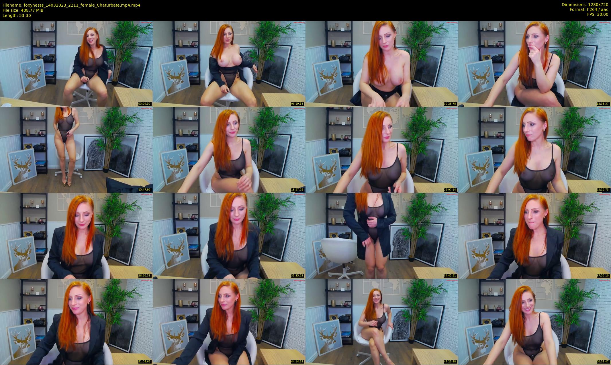 foxynesss — 54 minute Chaturbate female cam show recording, 720p, Mar 14, 2023