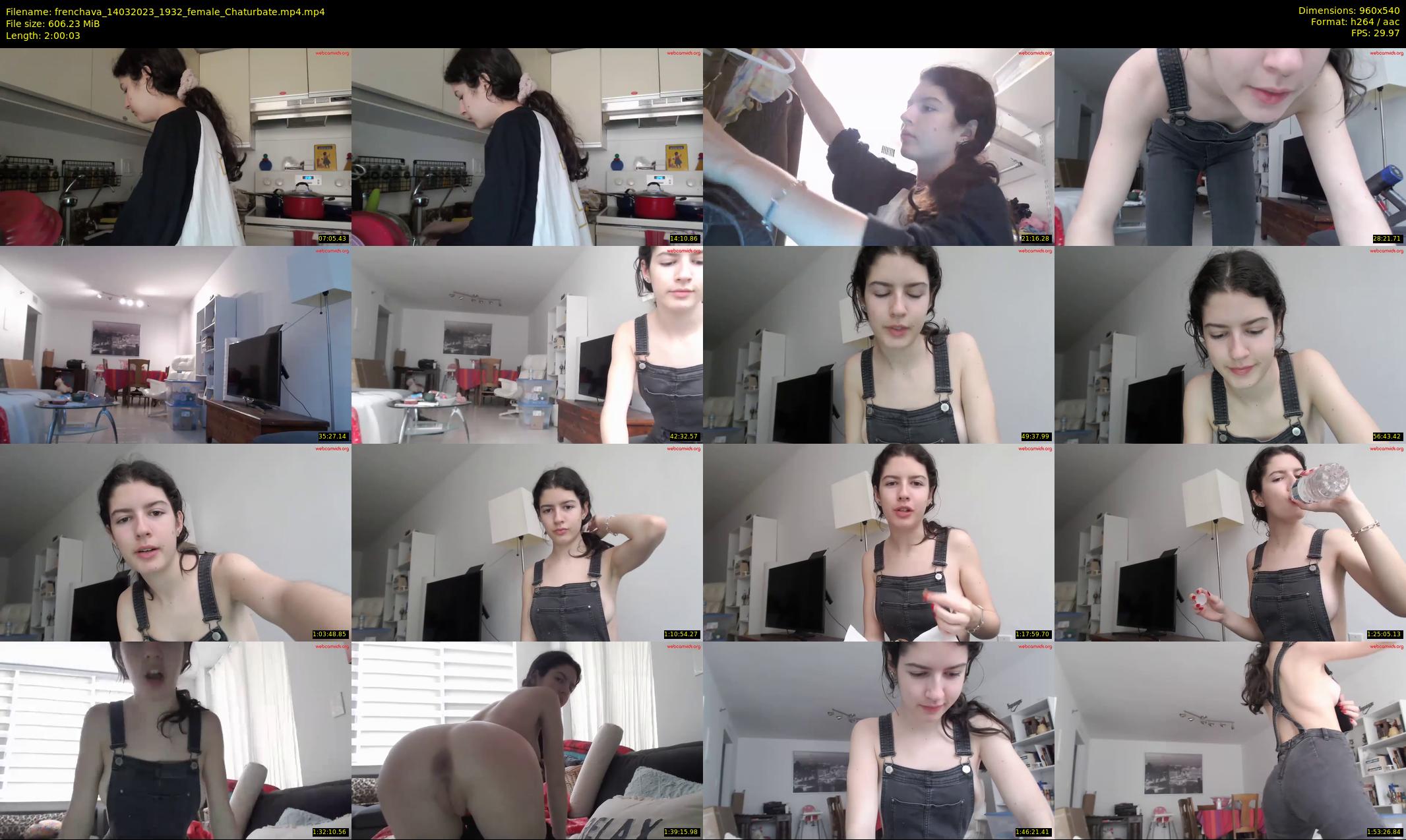 frenchava — 121 minute Chaturbate female cam show recording, 480p, Mar 14, 2023