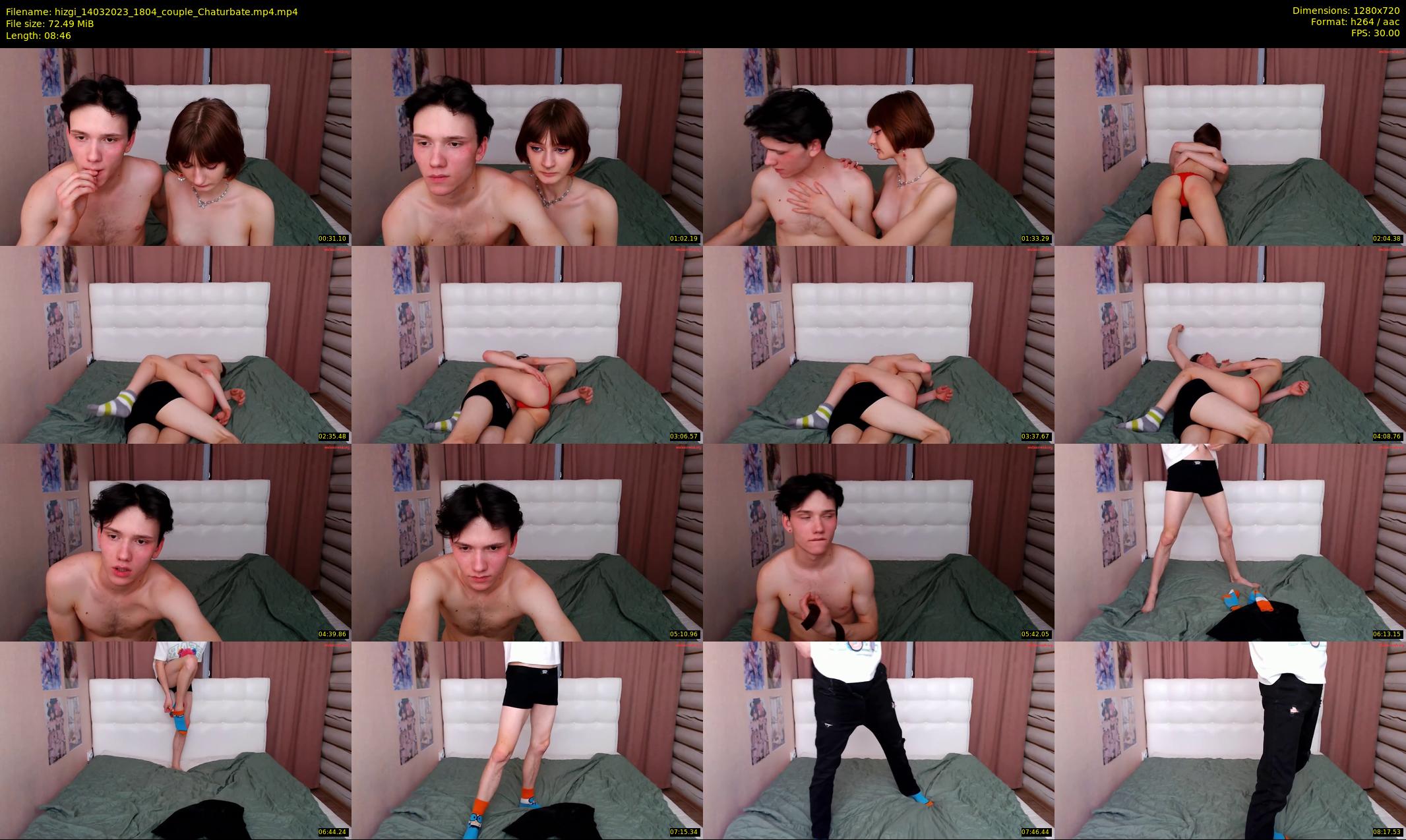 hizgi — 9 minute Chaturbate couple cam show recording, 720p, Mar 14, 2023