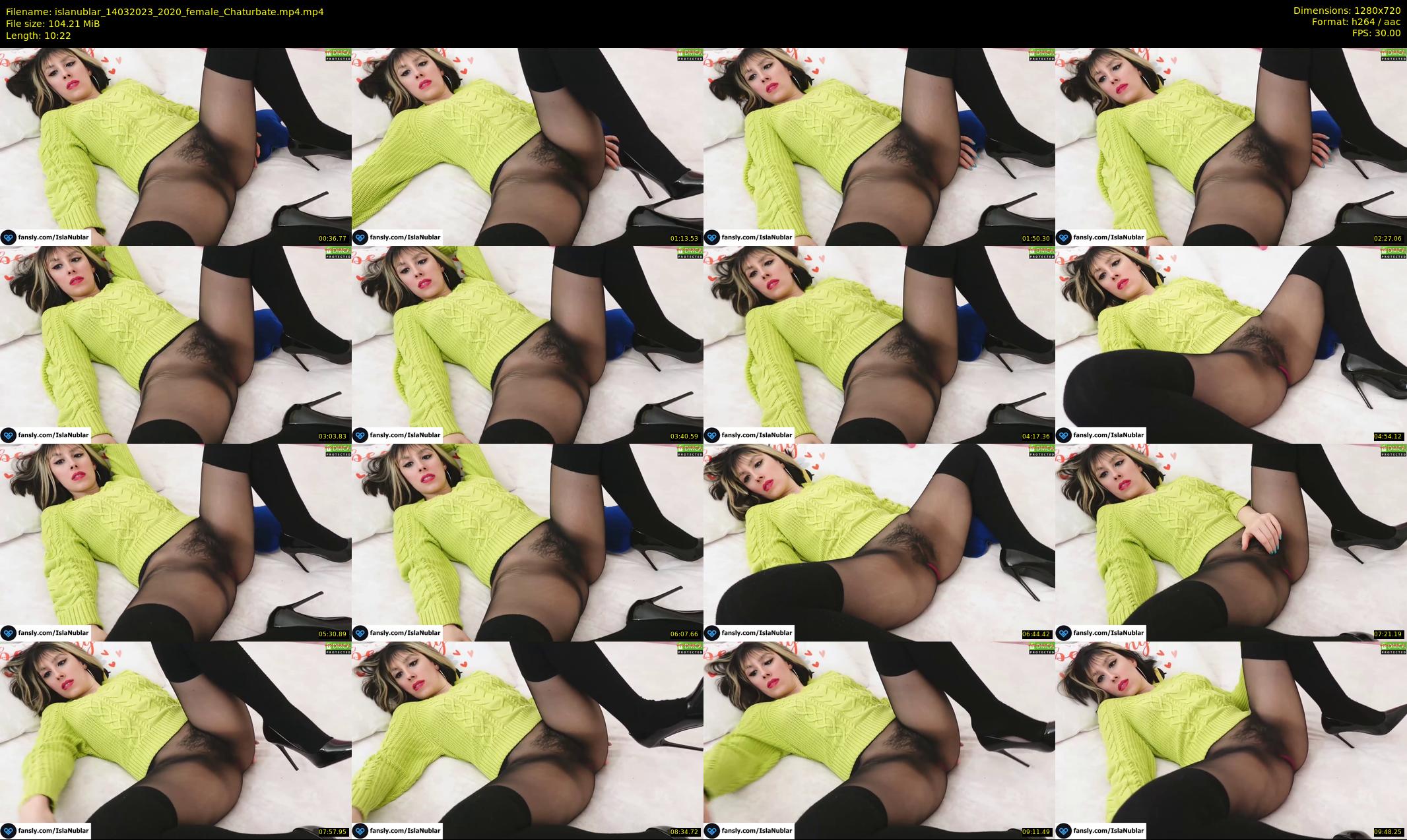 islanublar — 11 minute Chaturbate female cam show recording, 720p, Mar 14, 2023