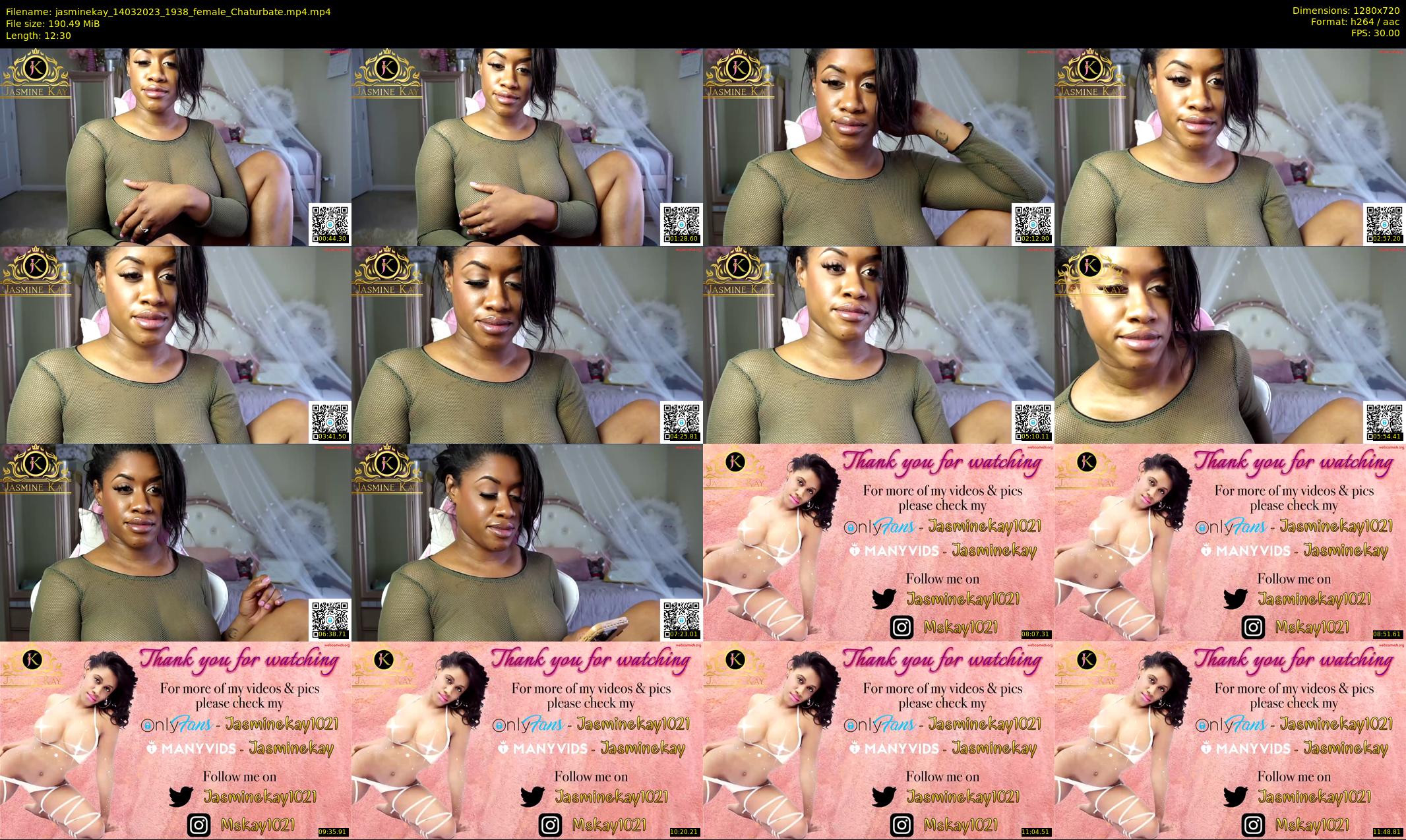 jasminekay — 13 minute Chaturbate female cam show recording, 720p, Mar 14, 2023