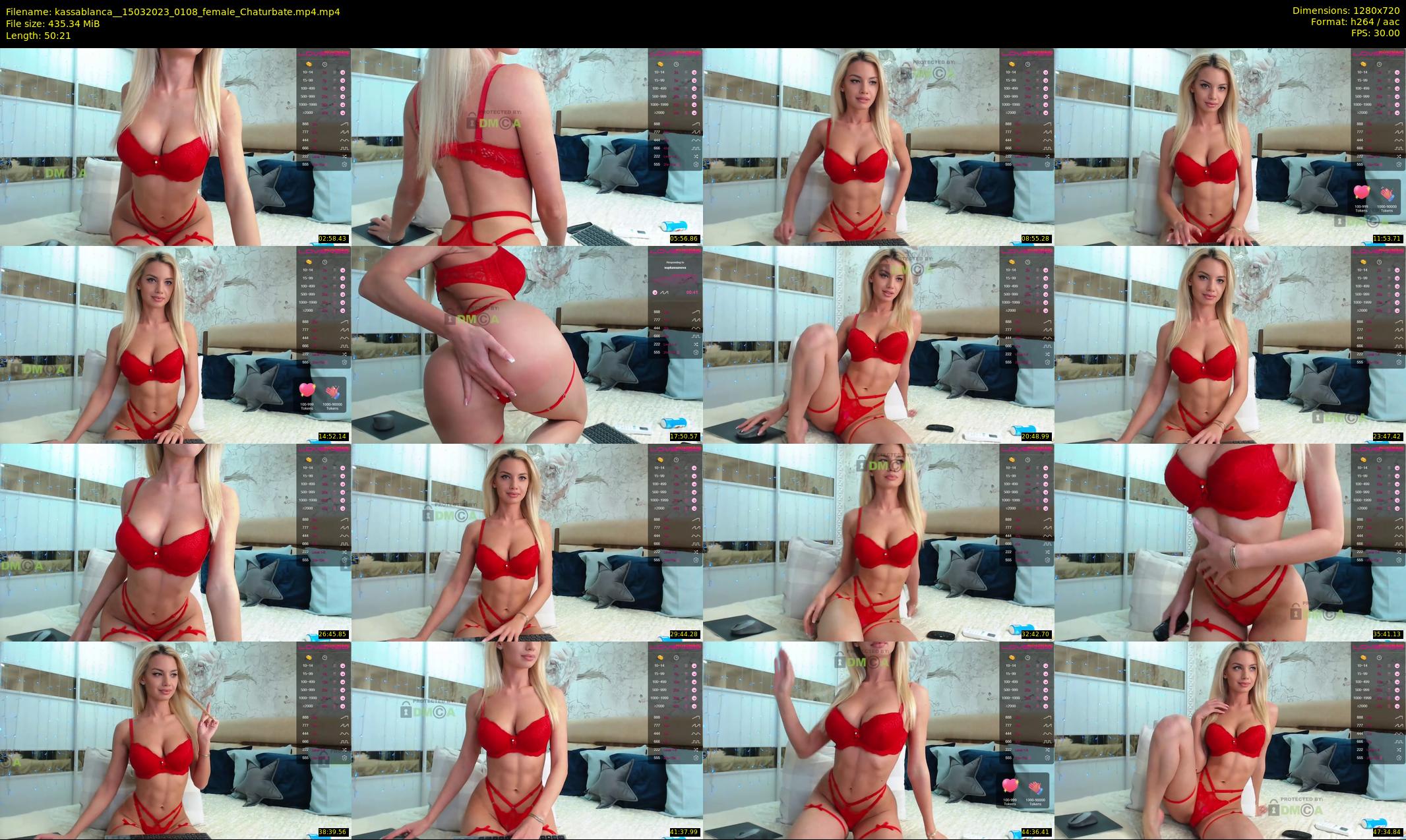 kassablanca_ — 51 minute Chaturbate female cam show recording, 720p, Mar 15, 2023
