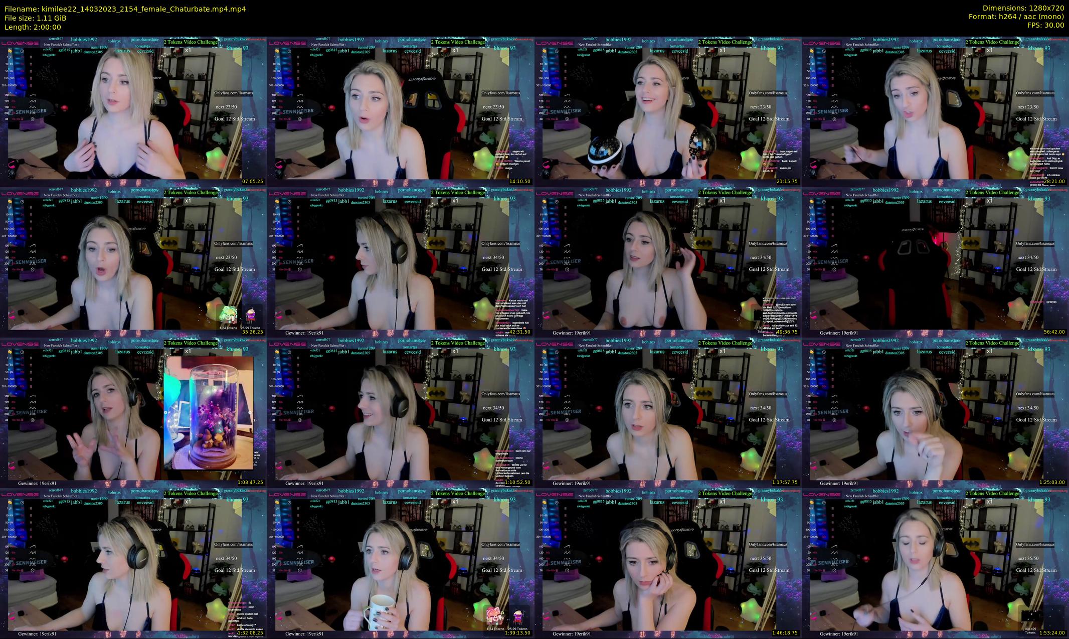 kimilee22 — 120 minute Chaturbate female cam show recording, 720p, Mar 14, 2023