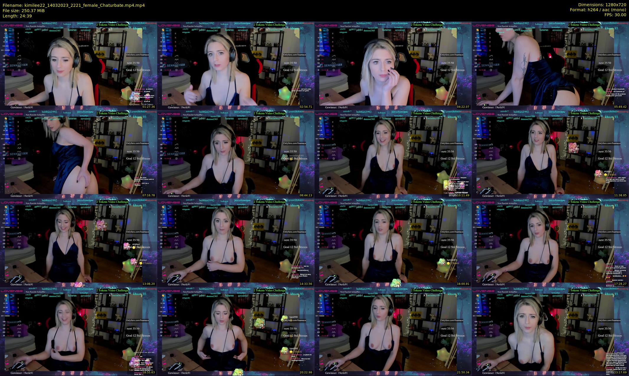 kimilee22 — 25 minute Chaturbate female cam show recording, 720p, Mar 14, 2023