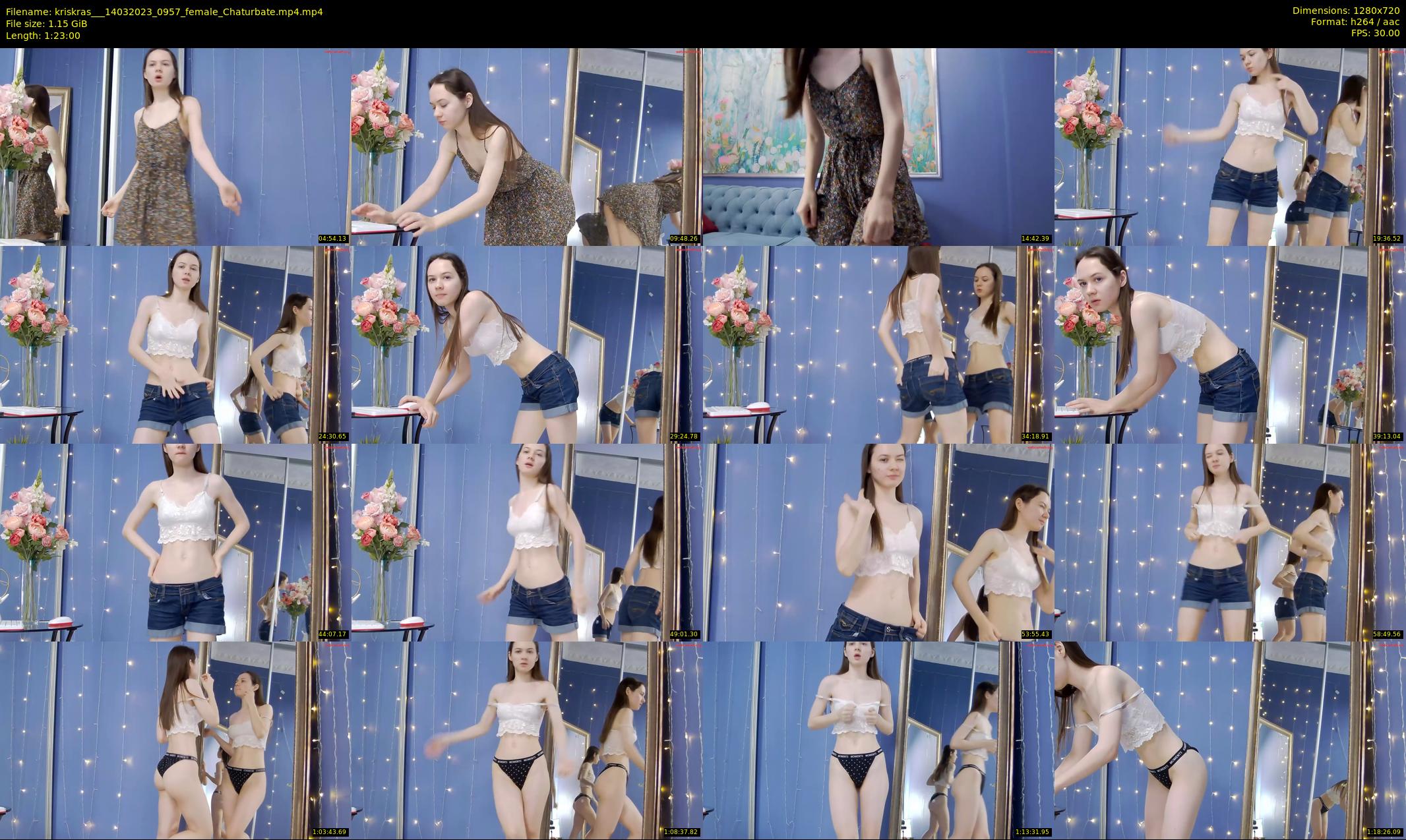 kriskras__ — 83 minute Chaturbate female cam show recording, 720p, Mar 14, 2023