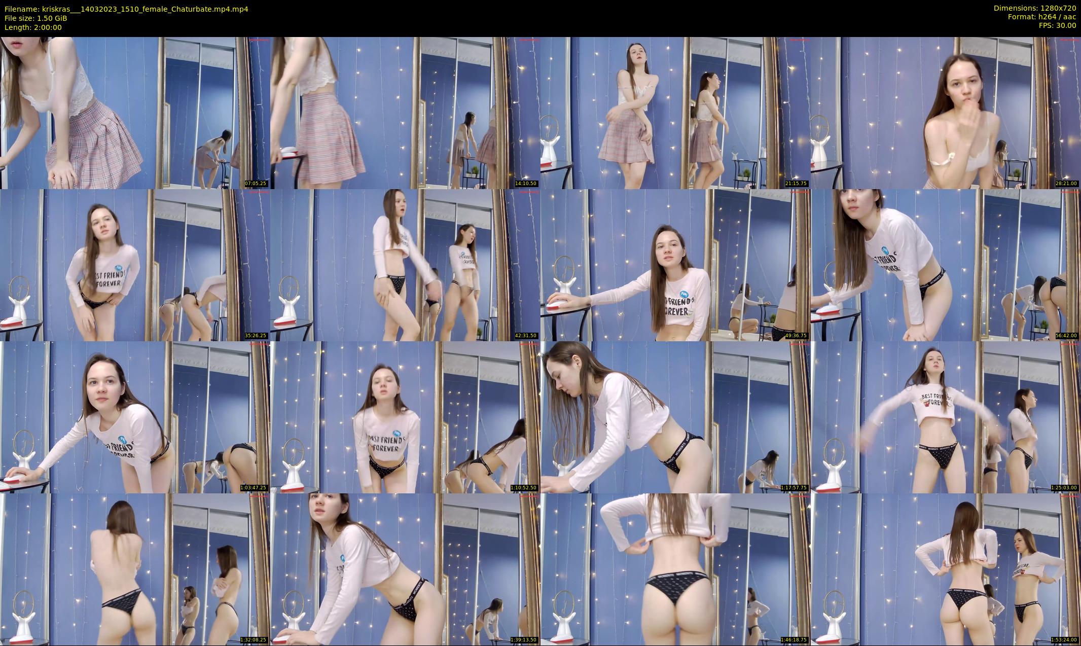 kriskras__ — 120 minute Chaturbate female cam show recording, 720p, Mar 14, 2023