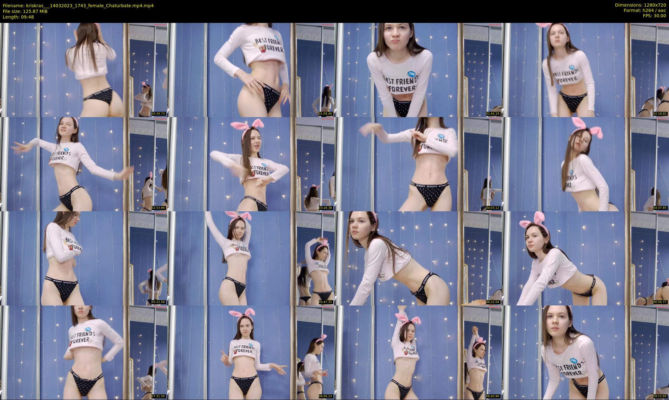 kriskras__ — 10 minute Chaturbate female cam show recording, 720p, Mar 14, 2023