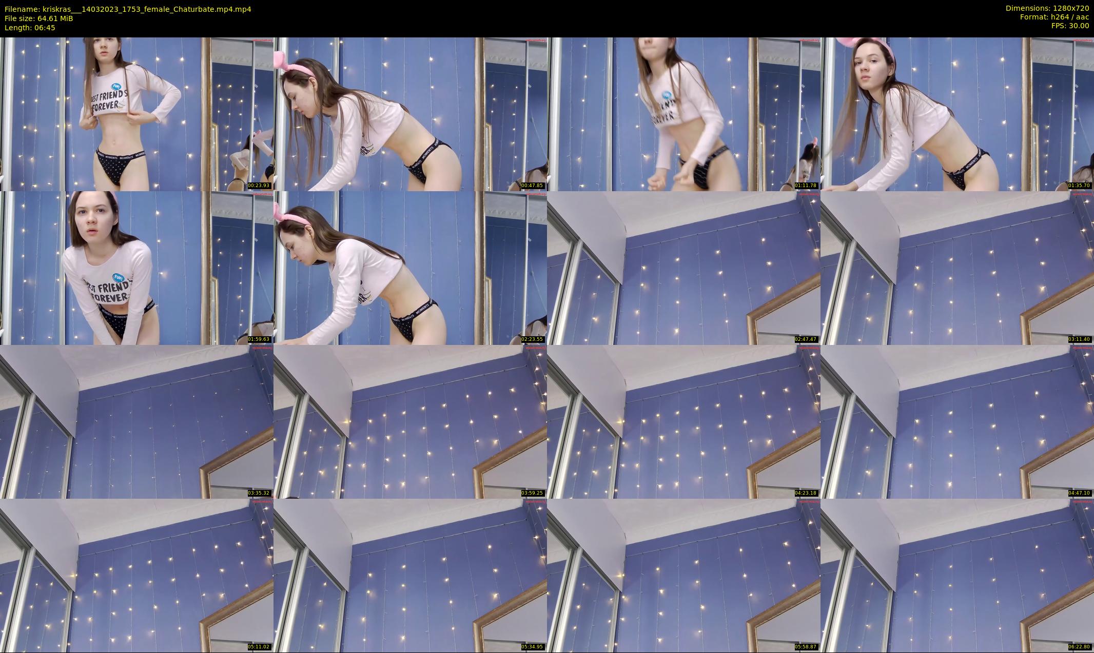 kriskras__ — 7 minute Chaturbate female cam show recording, 720p, Mar 14, 2023