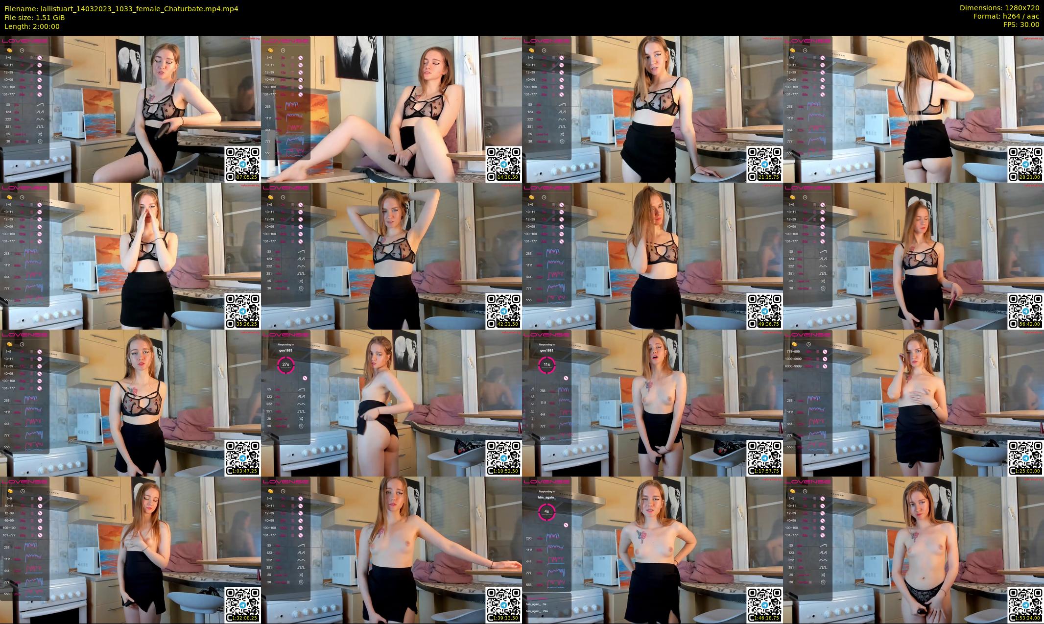 lallistuart — 120 minute Chaturbate female cam show recording, 720p, Mar 14, 2023