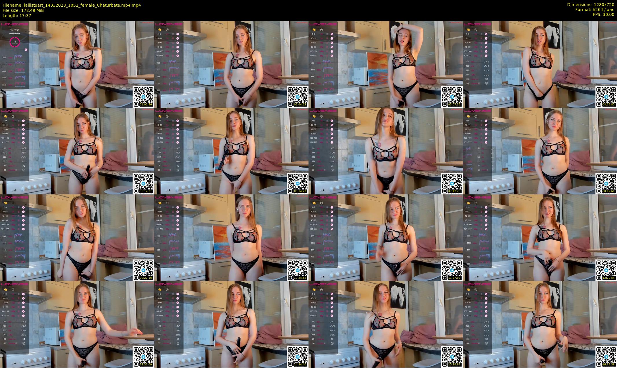 lallistuart — 18 minute Chaturbate female cam show recording, 720p, Mar 14, 2023