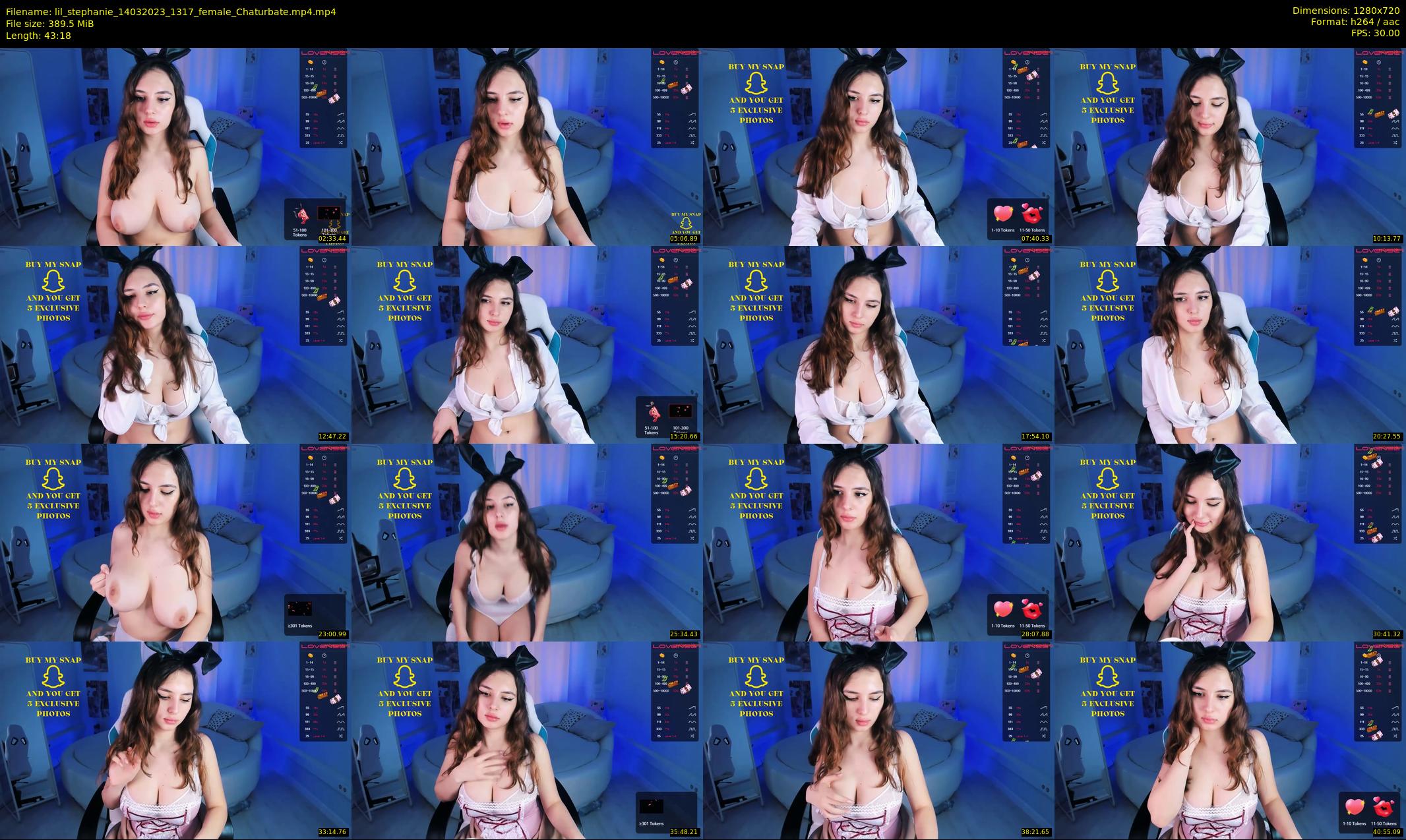 lil_stephanie — 44 minute Chaturbate female cam show recording, 720p, Mar 14, 2023