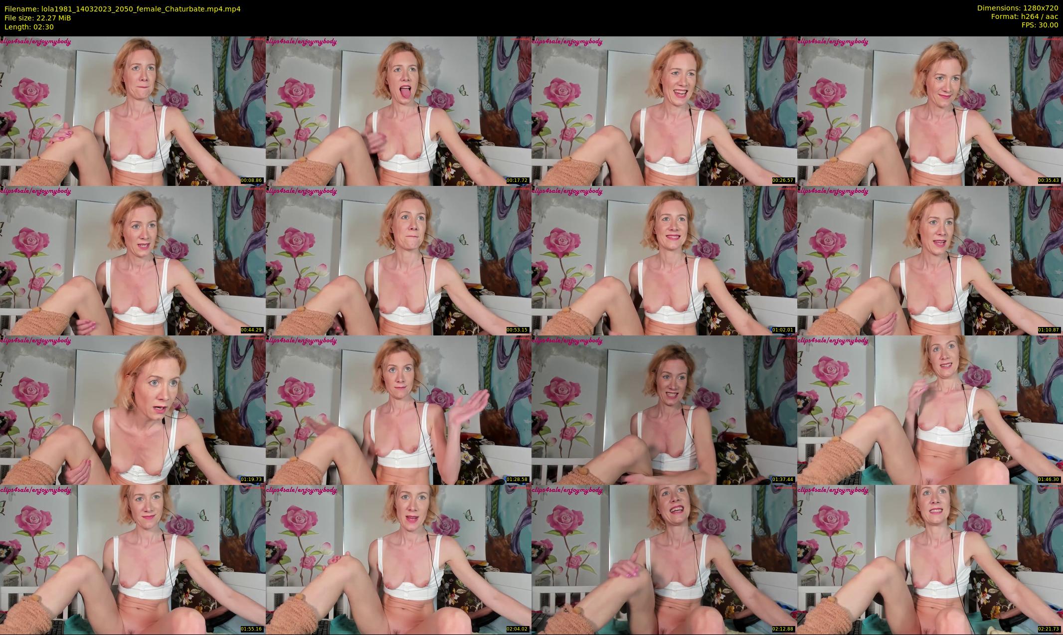 lola1981 — 3 minute Chaturbate female cam show recording, 720p, Mar 14, 2023