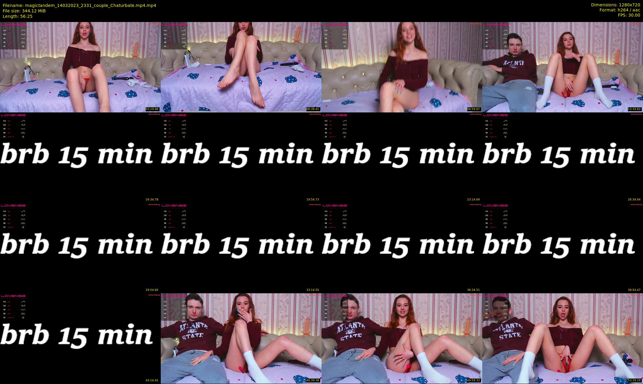 magictandem — 57 minute Chaturbate couple cam show recording, 720p, Mar 14, 2023
