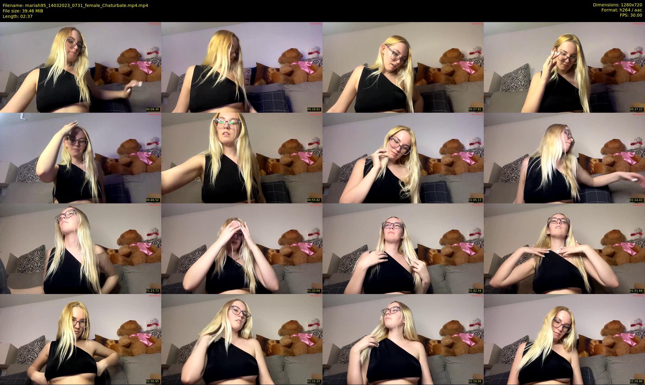 mariah95 — 3 minute Chaturbate female cam show recording, 720p, Mar 14, 2023