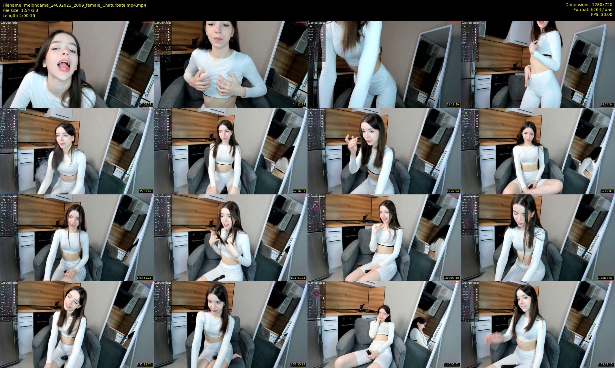 melondama — 121 minute Chaturbate female cam show recording, 720p, Mar 14, 2023