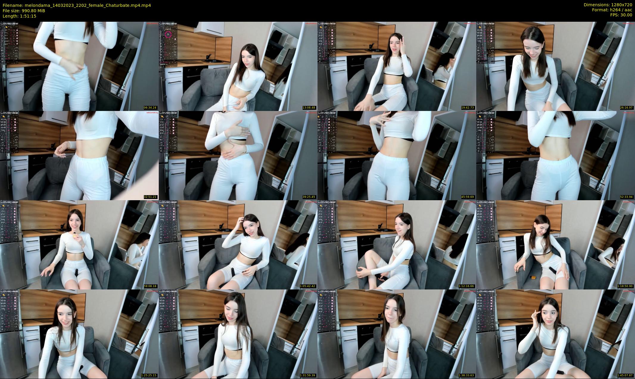 melondama — 112 minute Chaturbate female cam show recording, 720p, Mar 14, 2023