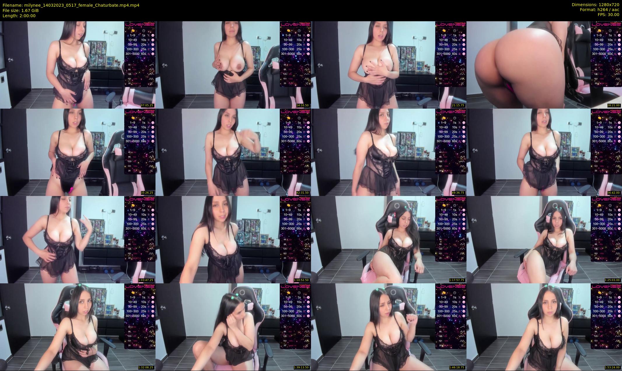 milynee — 120 minute Chaturbate female cam show recording, 720p, Mar 14, 2023