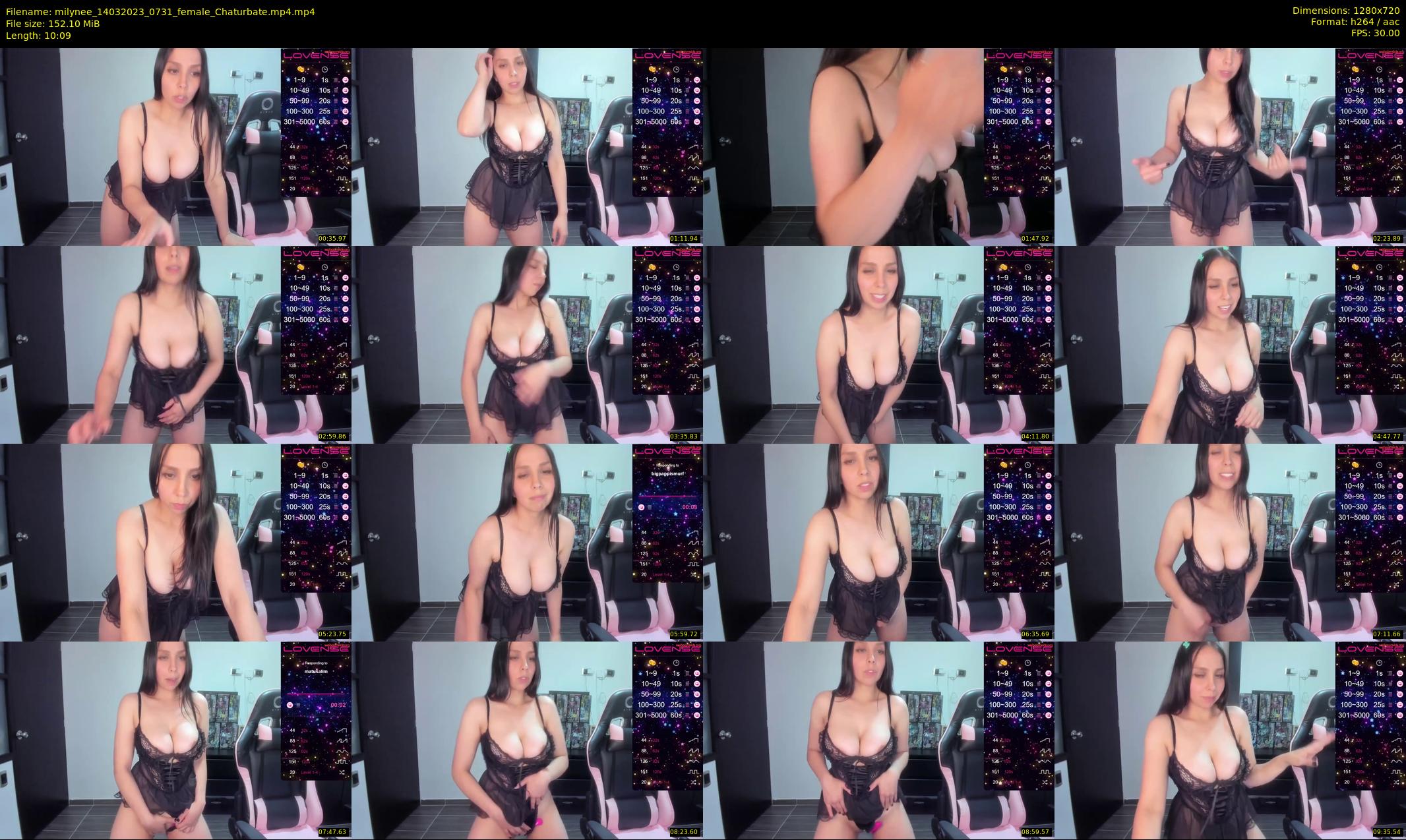 milynee — 11 minute Chaturbate female cam show recording, 720p, Mar 14, 2023