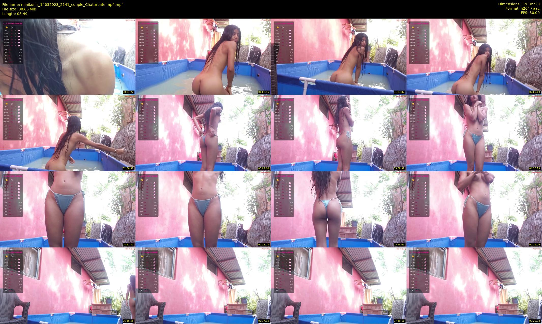 minikunis — 9 minute Chaturbate couple cam show recording, 720p, Mar 14, 2023