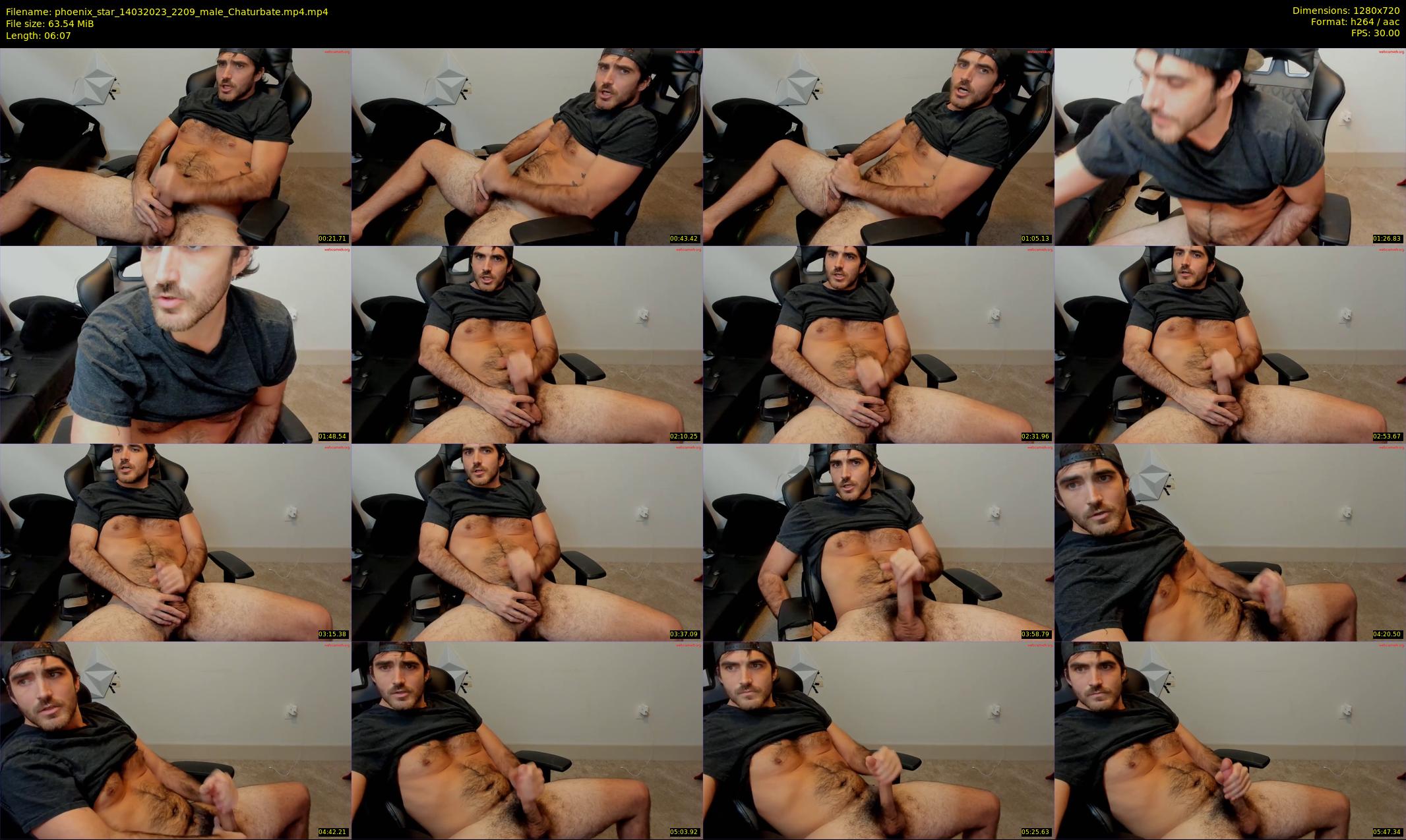 phoenix_star — 7 minute Chaturbate male cam show recording, 720p, Mar 14, 2023