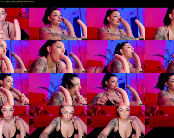 queen_of_deepthroat — 54 minute Chaturbate female cam show recording, 720p, Mar 14, 2023