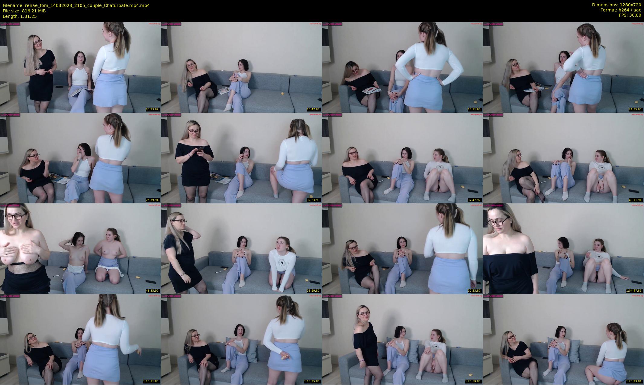 renae_tom — 92 minute Chaturbate couple cam show recording, 720p, Mar 14, 2023