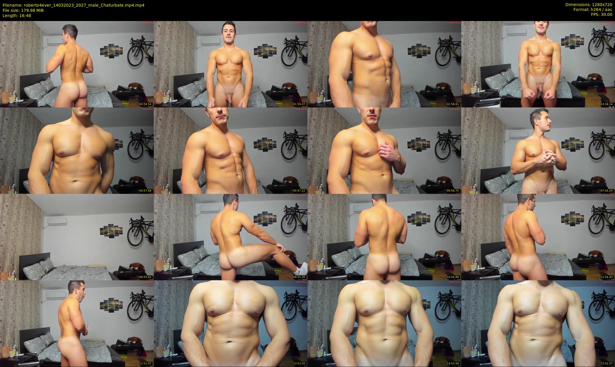 roberto4ever — 17 minute Chaturbate male cam show recording, 720p, Mar 14, 2023