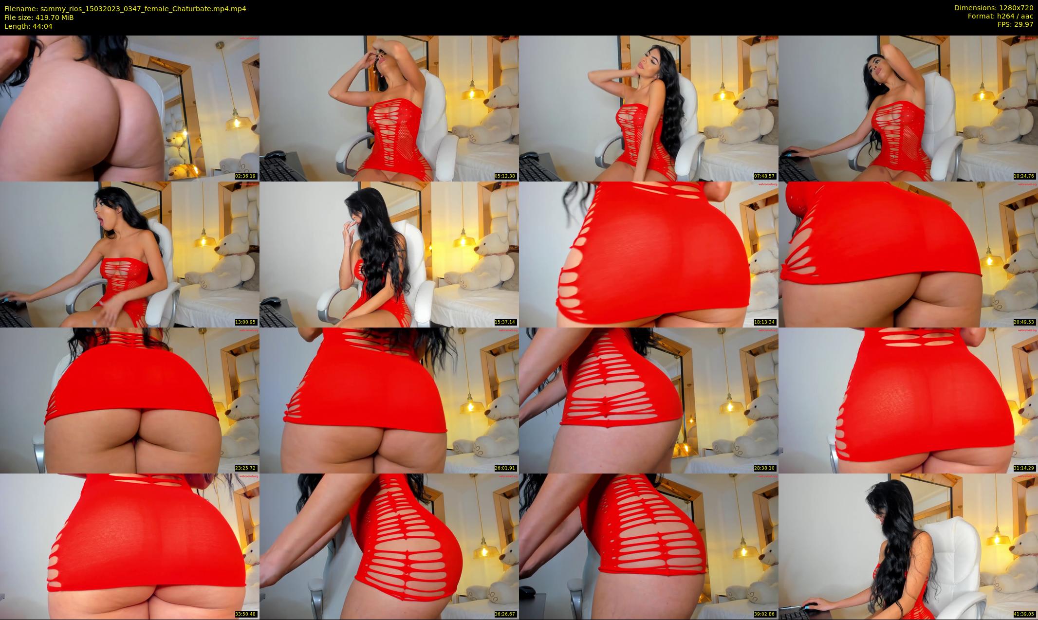 sammy_rios — 45 minute Chaturbate female cam show recording, 720p, Mar 15, 2023