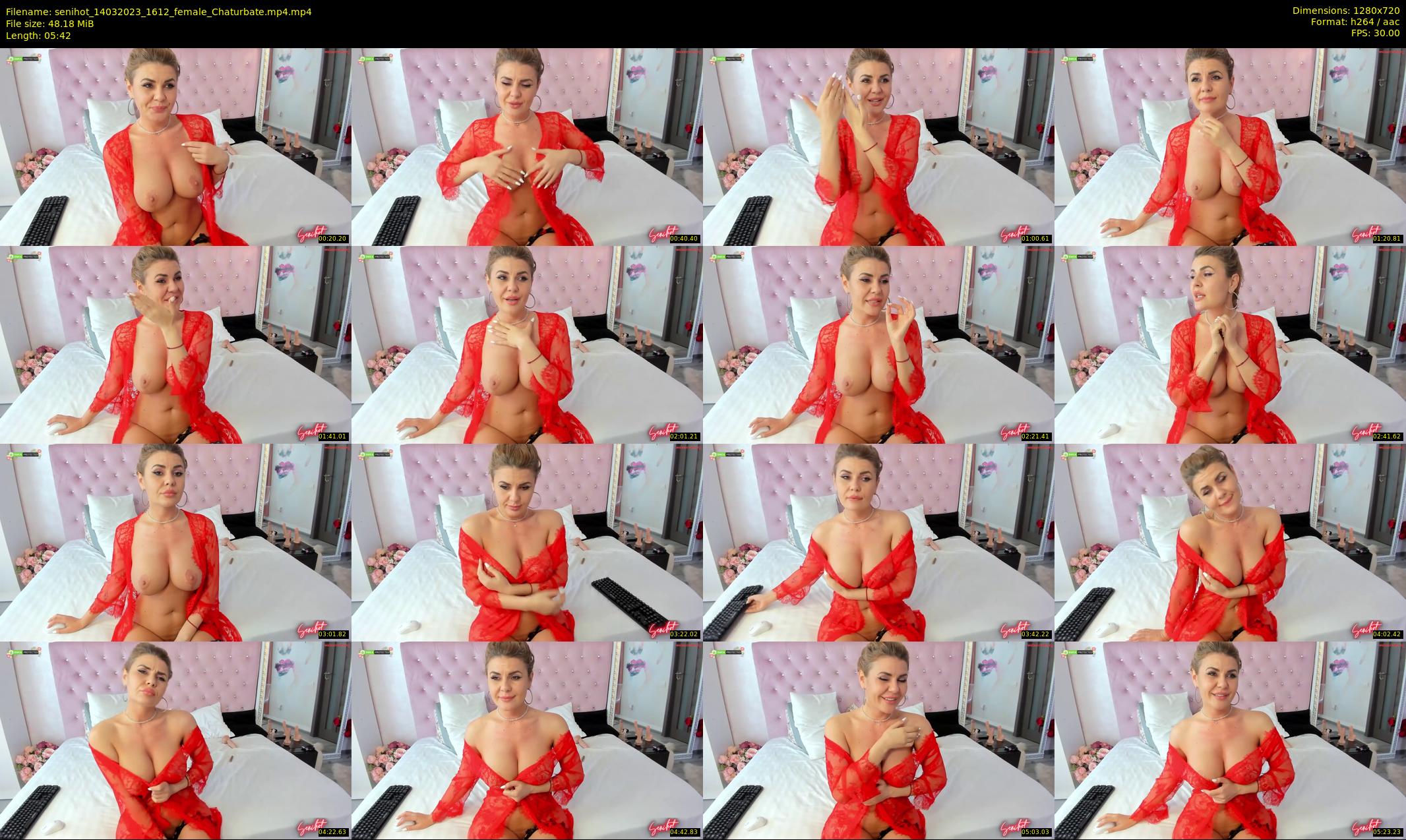 senihot — 6 minute Chaturbate female cam show recording, 720p, Mar 14, 2023