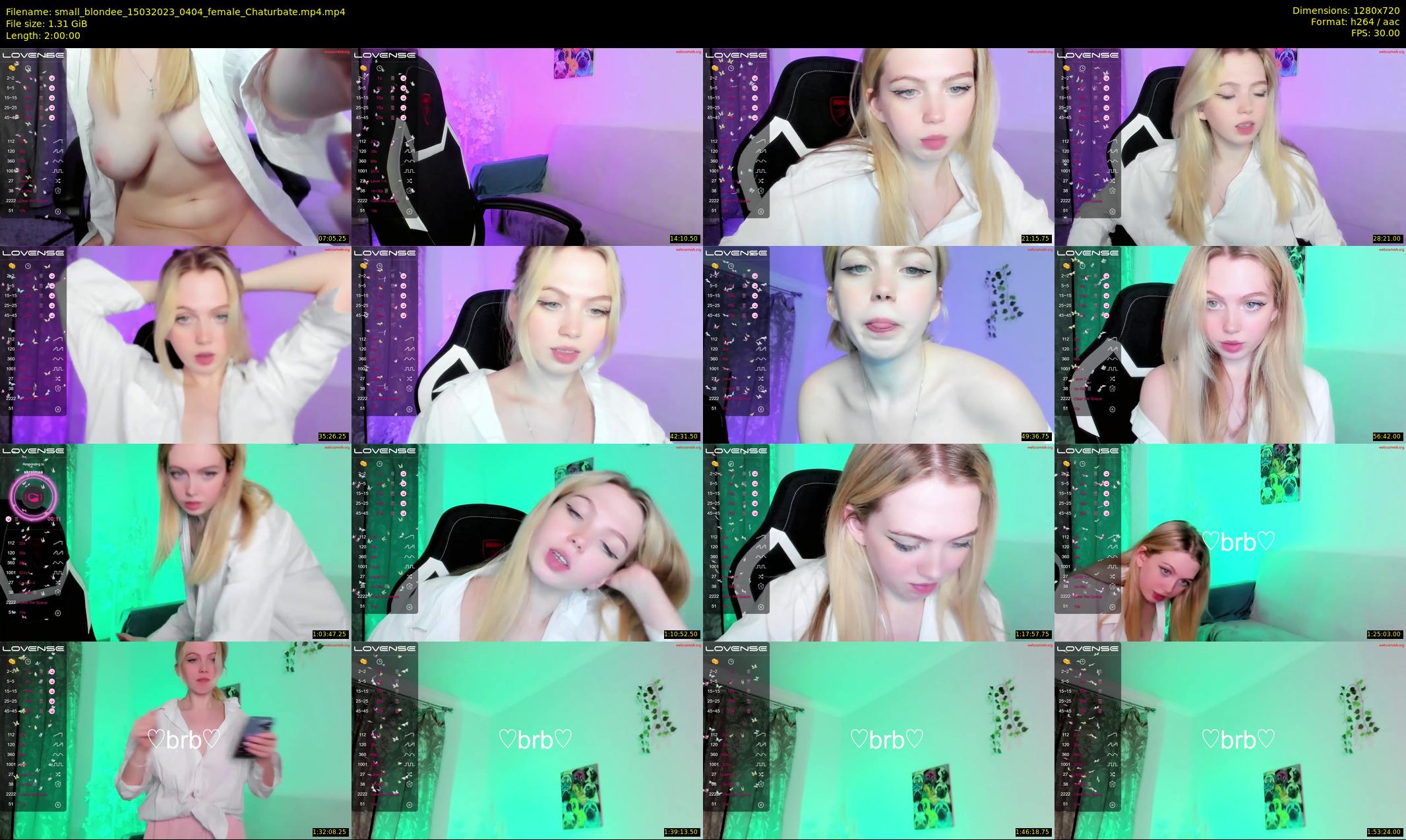 small_blondee — 120 minute Chaturbate female cam show recording, 720p, Mar 15, 2023