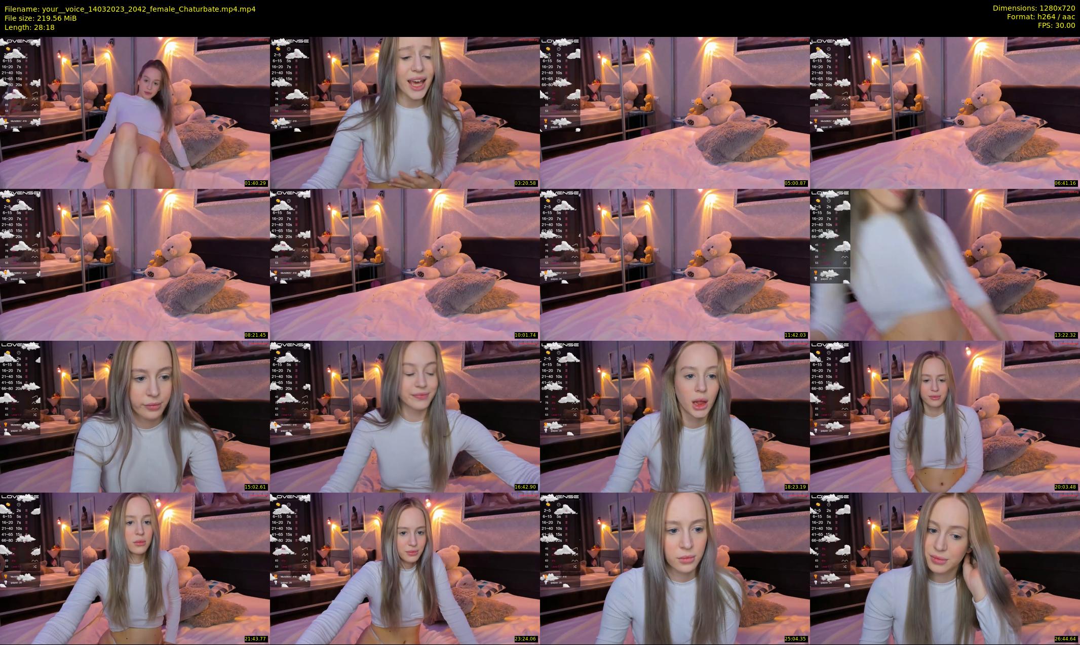 your__voice — 29 minute Chaturbate female cam show recording, 720p, Mar 14, 2023