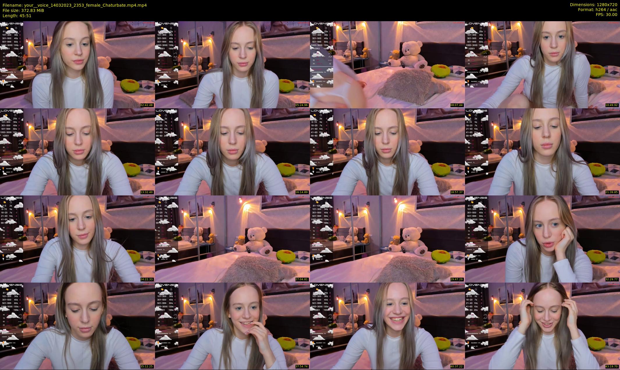 your__voice — 46 minute Chaturbate female cam show recording, 720p, Mar 14, 2023