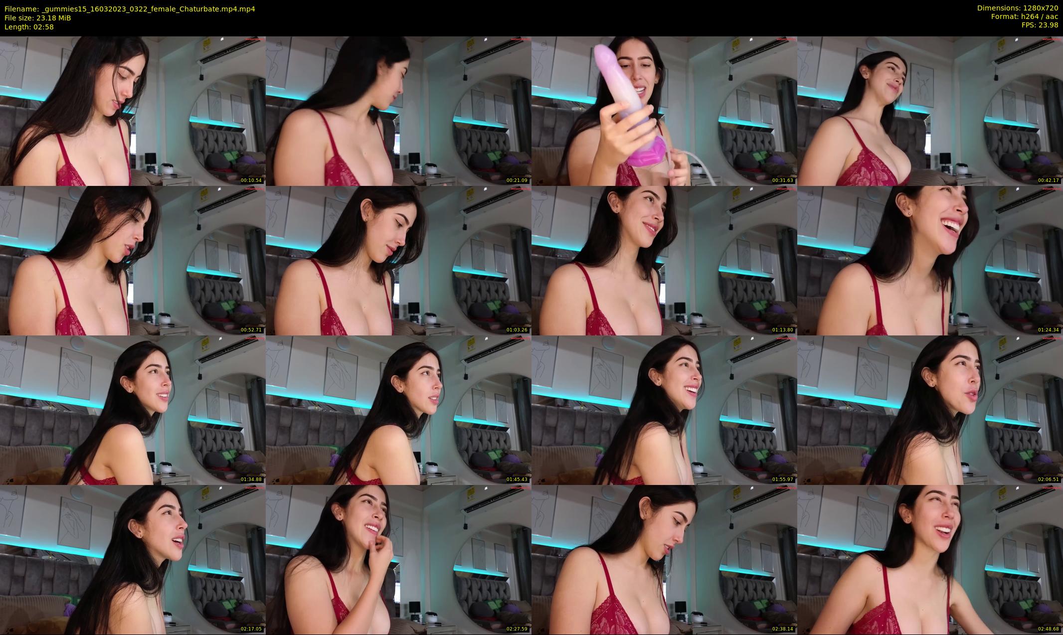 _gummies15 — 3 minute Chaturbate female cam show recording, 720p, Mar 16, 2023