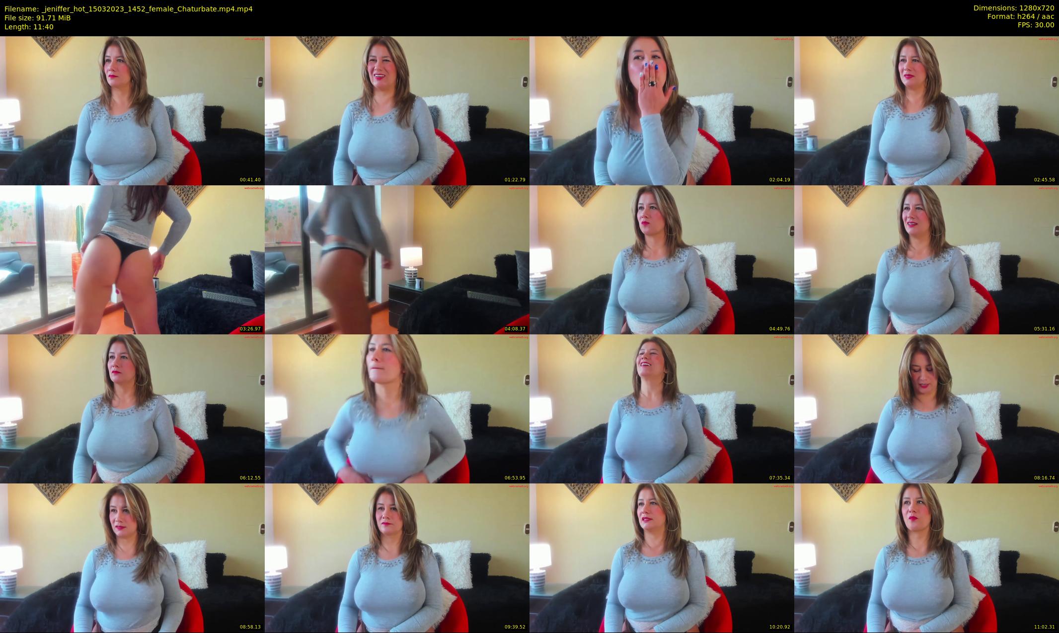 _jeniffer_hot — 12 minute Chaturbate female cam show recording, 720p, Mar 15, 2023