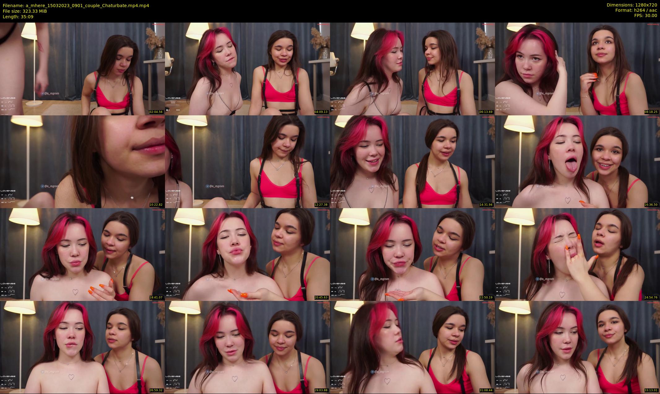 a_mhere — 36 minute Chaturbate couple cam show recording, 720p, Mar 15, 2023