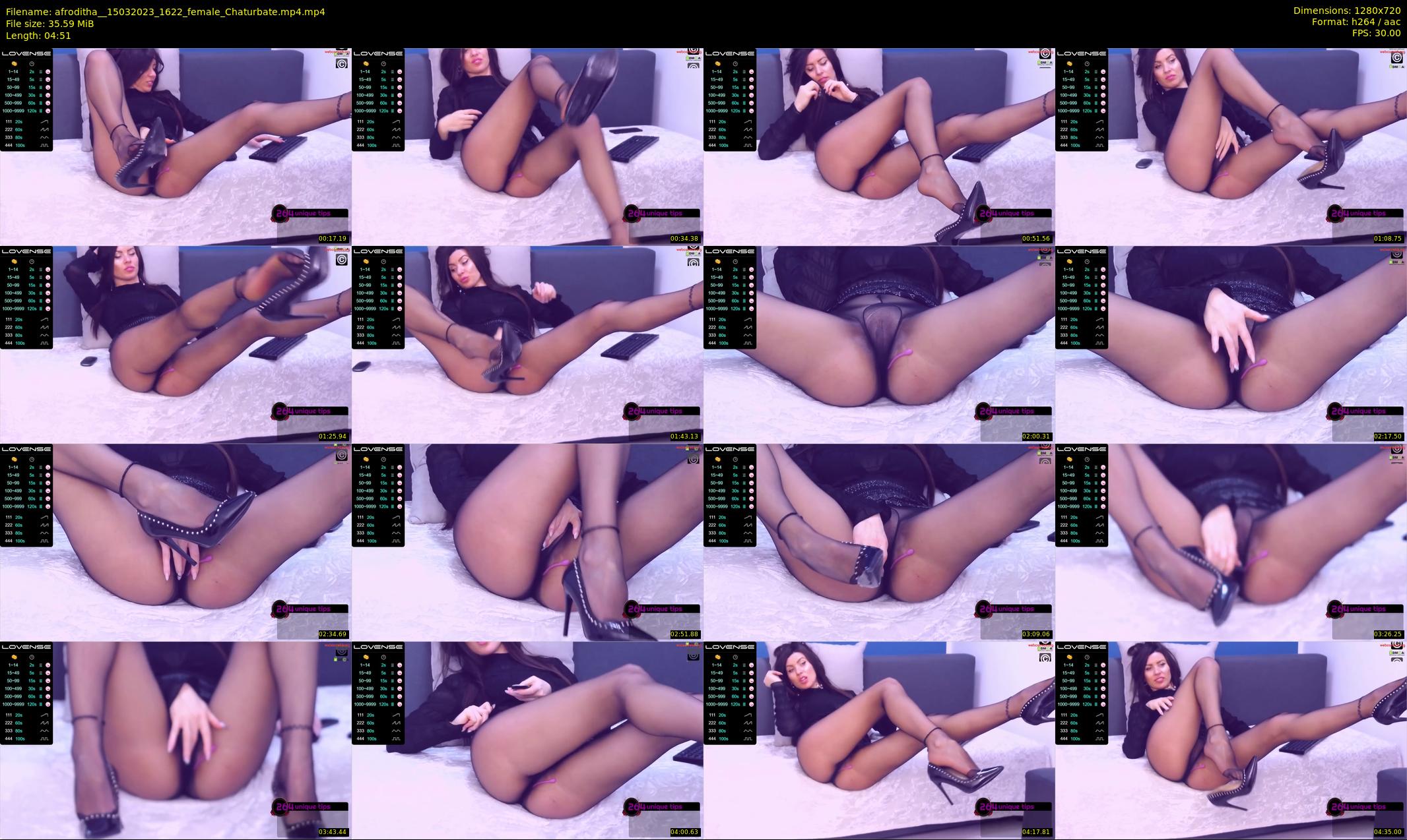 afroditha_ — 5 minute Chaturbate female cam show recording, 720p, Mar 15, 2023