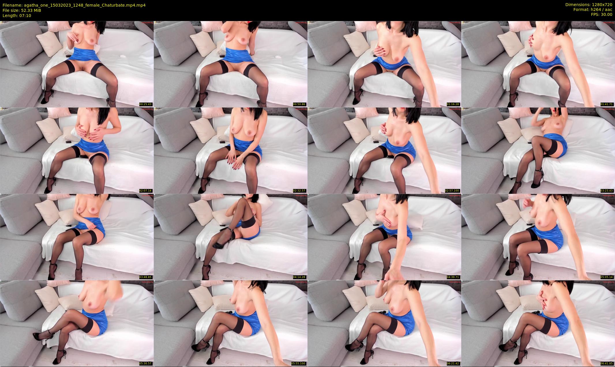 agatha_one — 8 minute Chaturbate female cam show recording, 720p, Mar 15, 2023