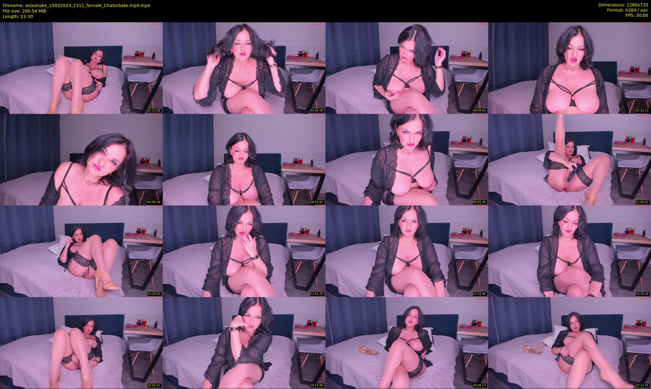 aizashake — 24 minute Chaturbate female cam show recording, 720p, Mar 15, 2023