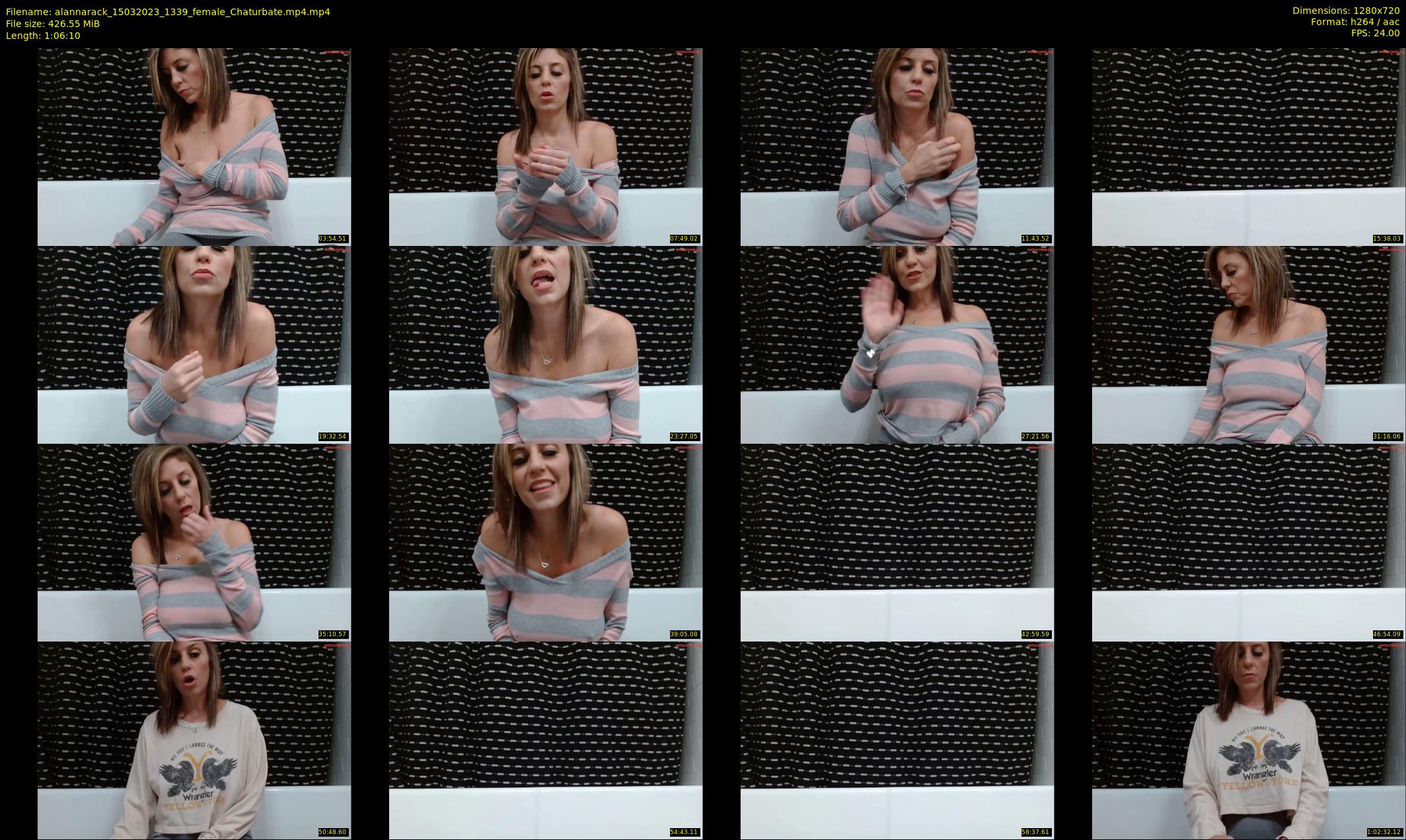 alannarack — 67 minute Chaturbate female cam show recording, 720p, Mar 15, 2023