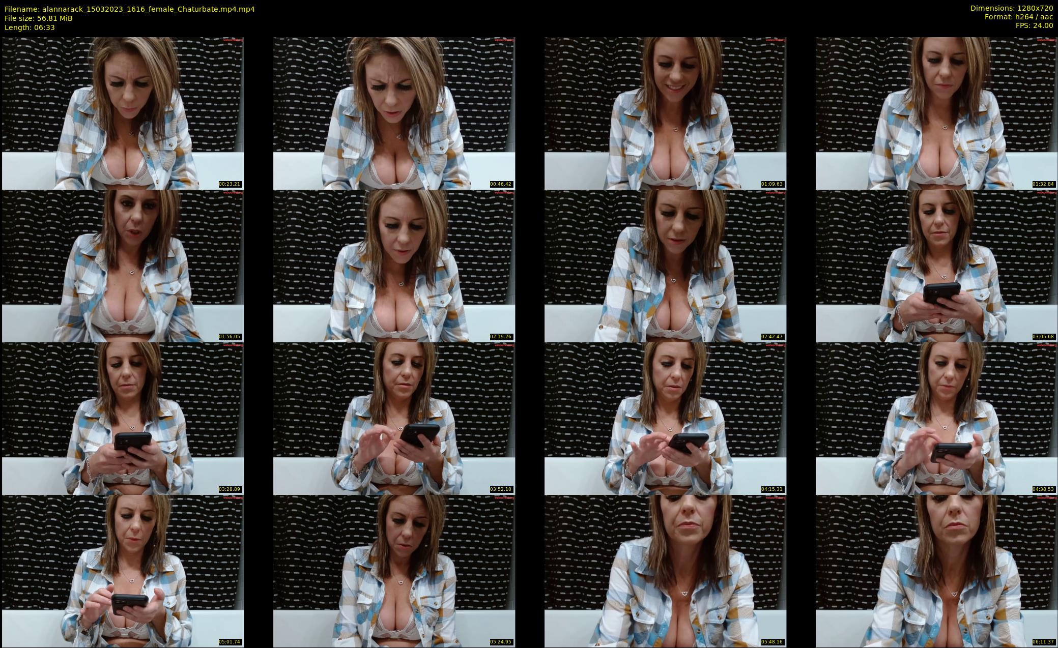 alannarack — 7 minute Chaturbate female cam show recording, 720p, Mar 15, 2023
