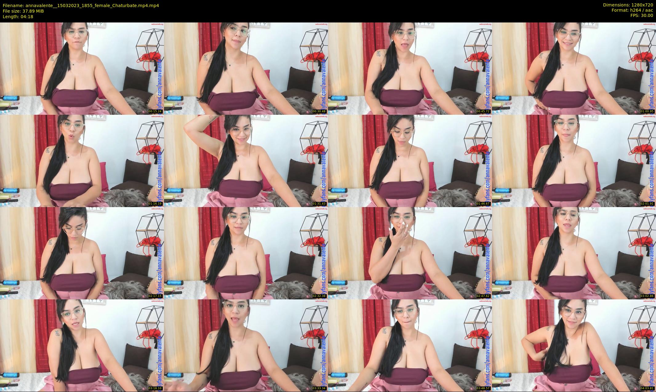 annavalente_ — 5 minute Chaturbate female cam show recording, 720p, Mar 15, 2023