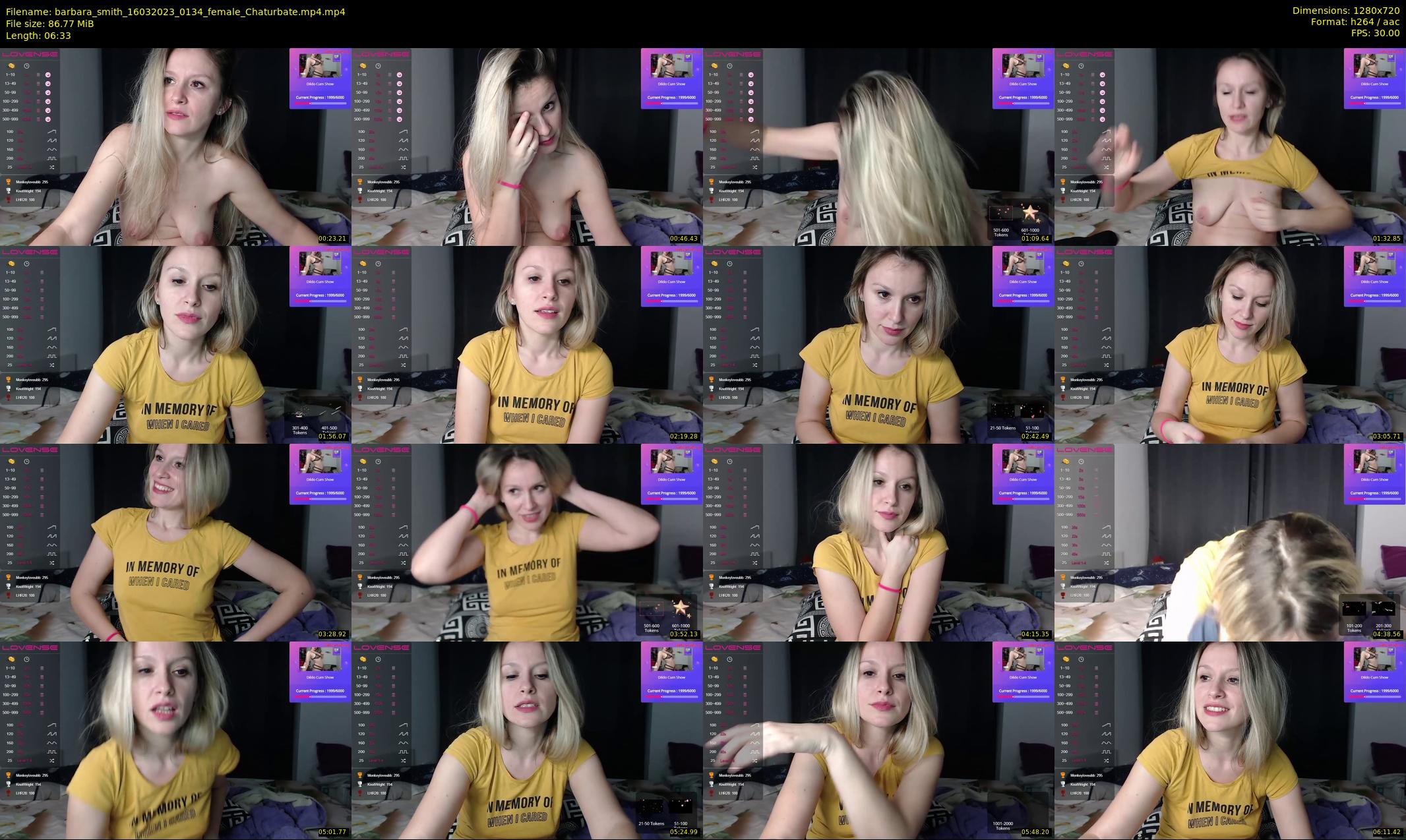barbara_smith — 7 minute Chaturbate female cam show recording, 720p, Mar 16, 2023