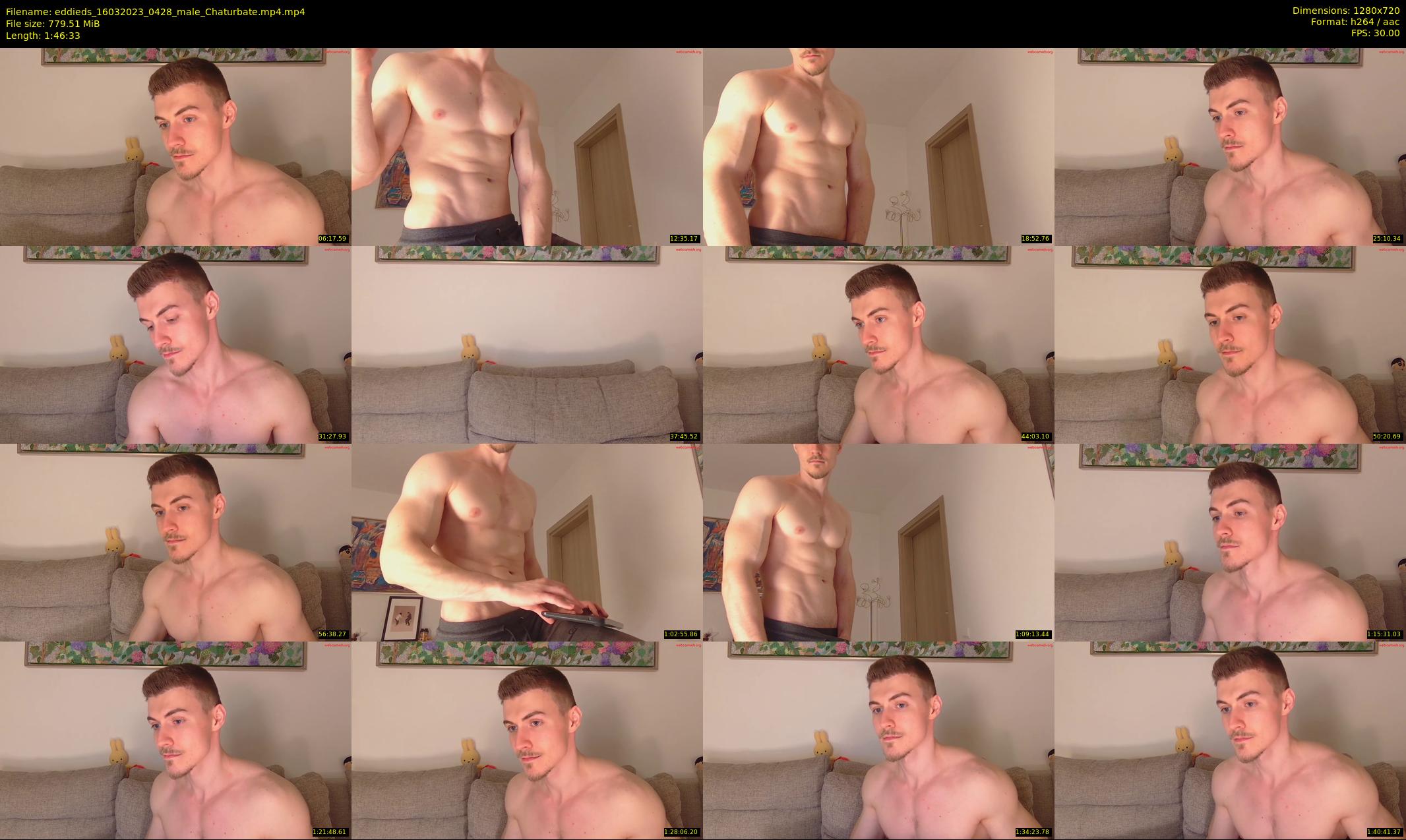 eddieds — 107 minute Chaturbate male cam show recording, 720p, Mar 16, 2023