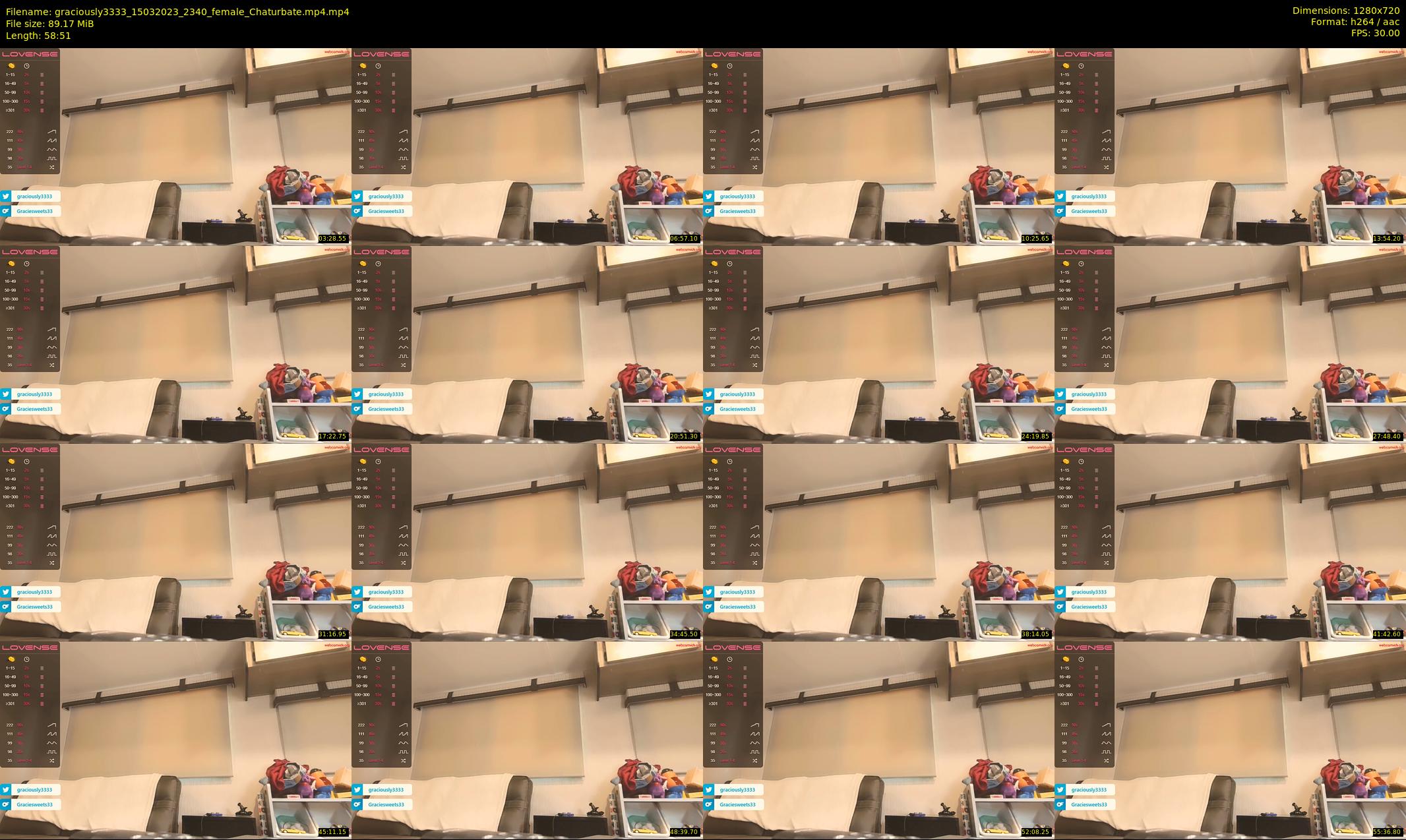 graciously3333 — 59 minute Chaturbate female cam show recording, 720p, Mar 15, 2023