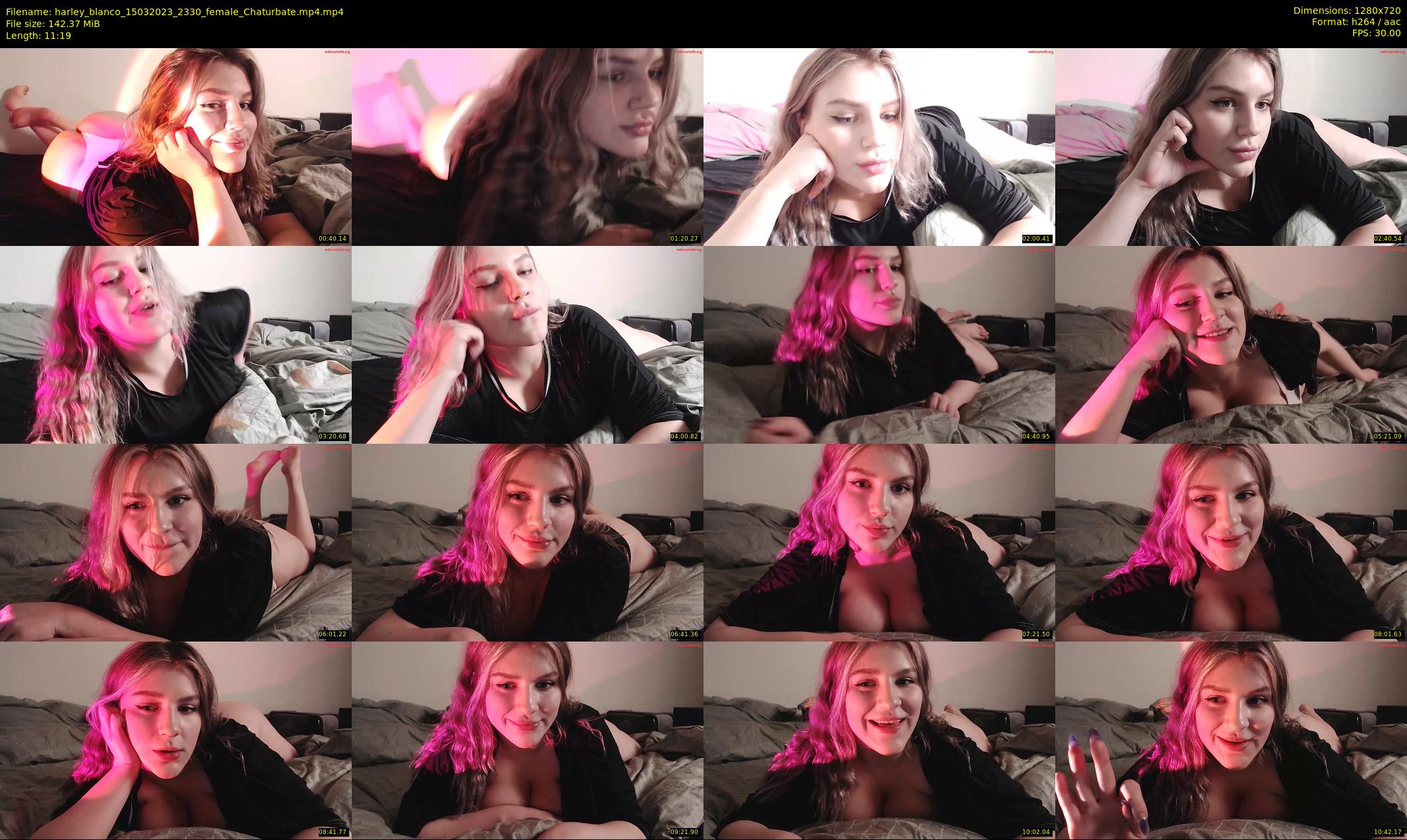 harley_blanco — 12 minute Chaturbate female cam show recording, 720p, Mar 15, 2023
