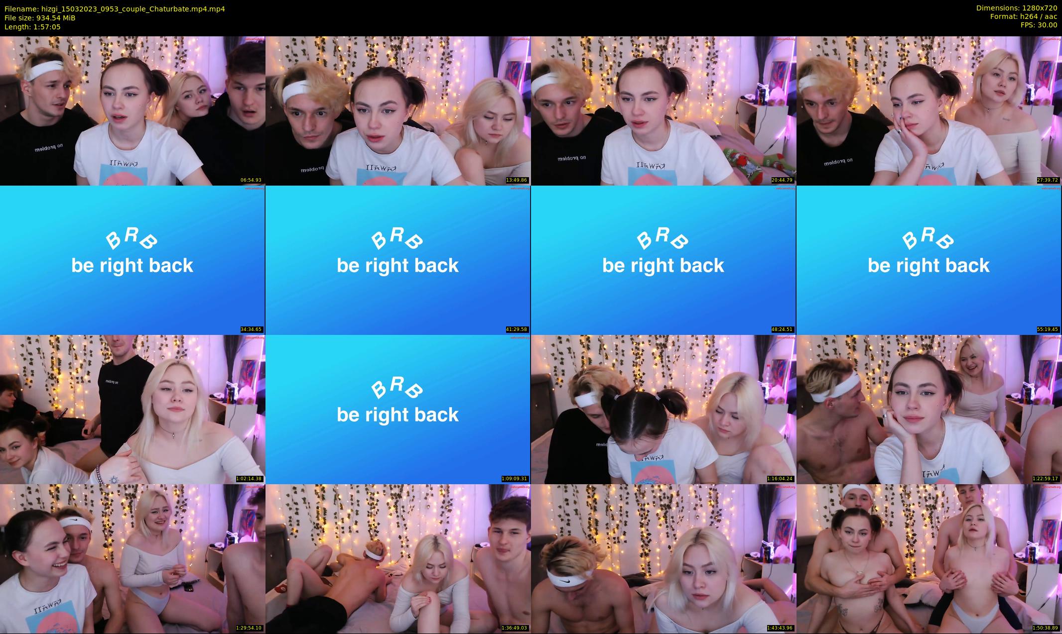 hizgi — 118 minute Chaturbate couple cam show recording, 720p, Mar 15, 2023