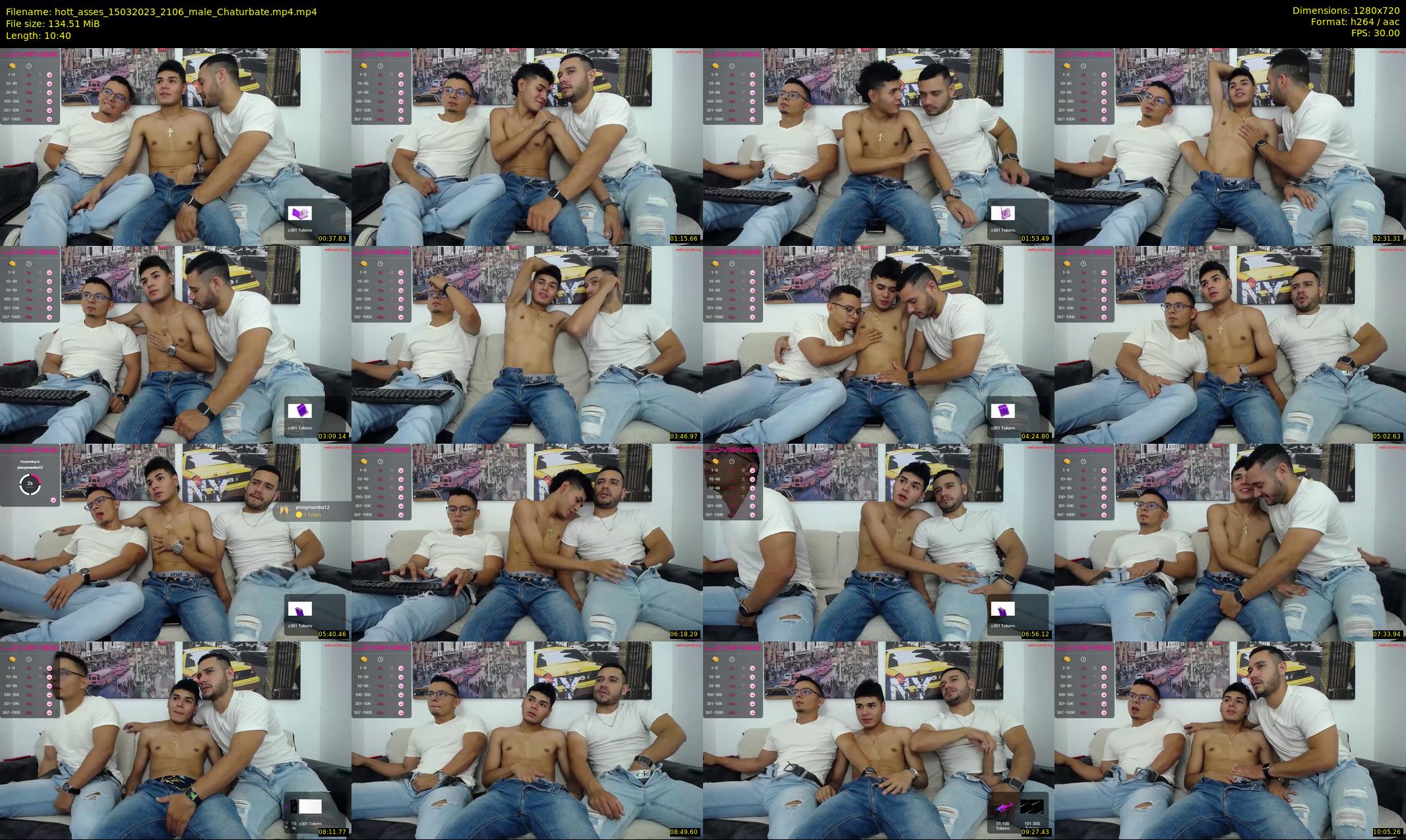 hott_asses — 11 minute Chaturbate male cam show recording, 720p, Mar 15, 2023