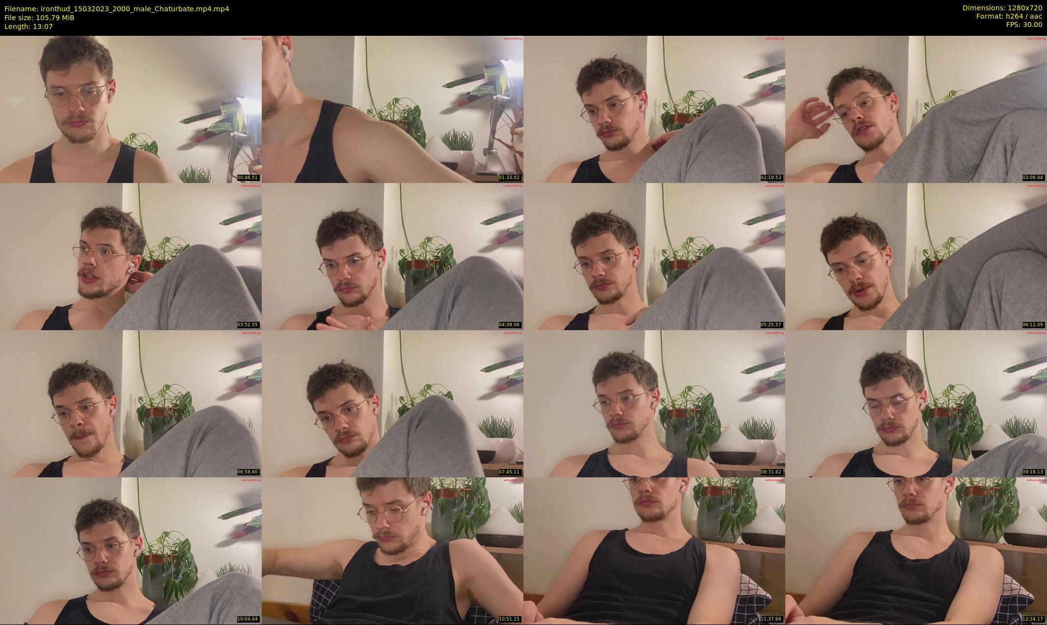 ironthud — 14 minute Chaturbate male cam show recording, 720p, Mar 15, 2023
